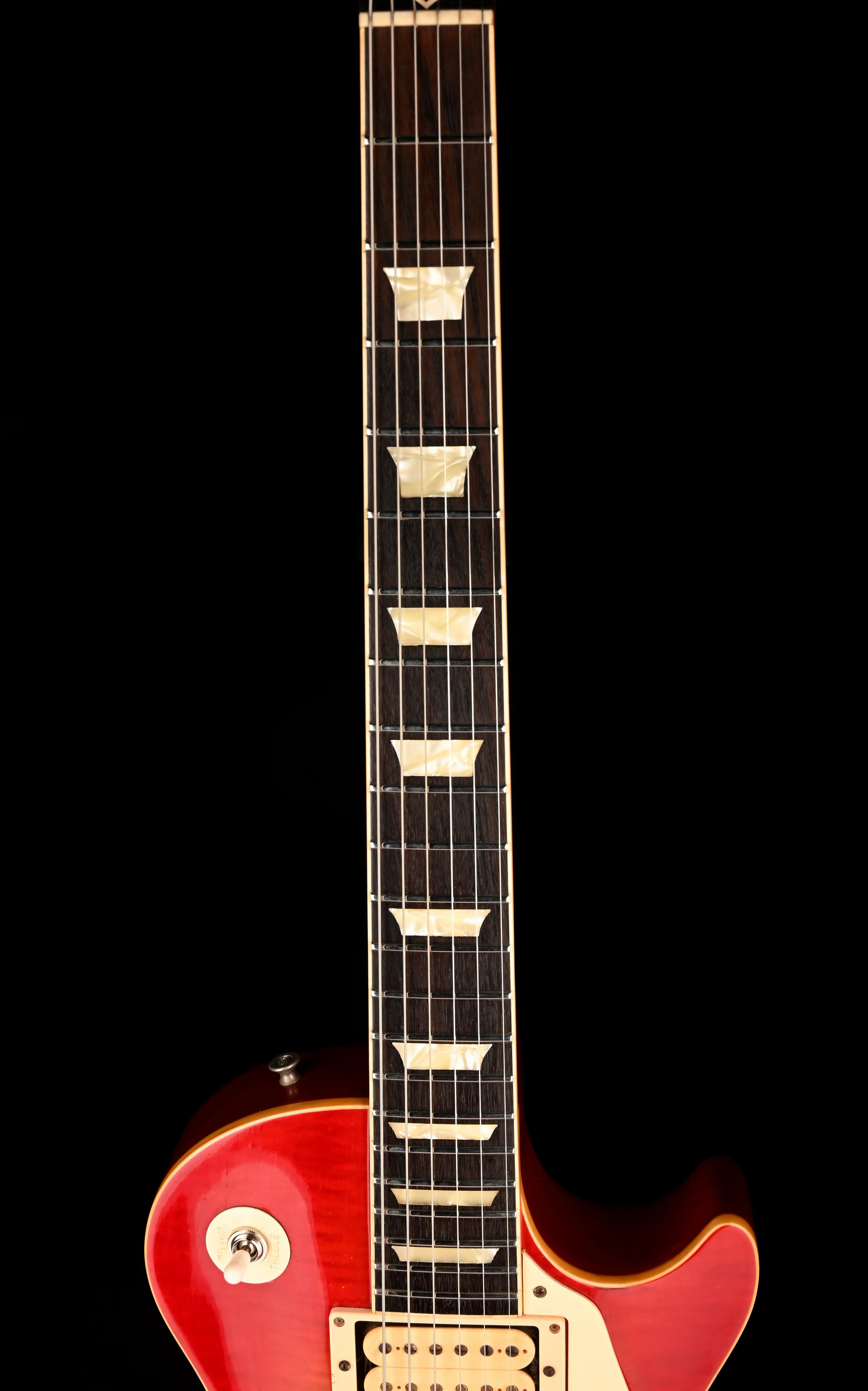 Vintage 1980 Tokai Reborn Old LP-style LS-120 Guitar Cherry Sunburst With OHSC - Image 11