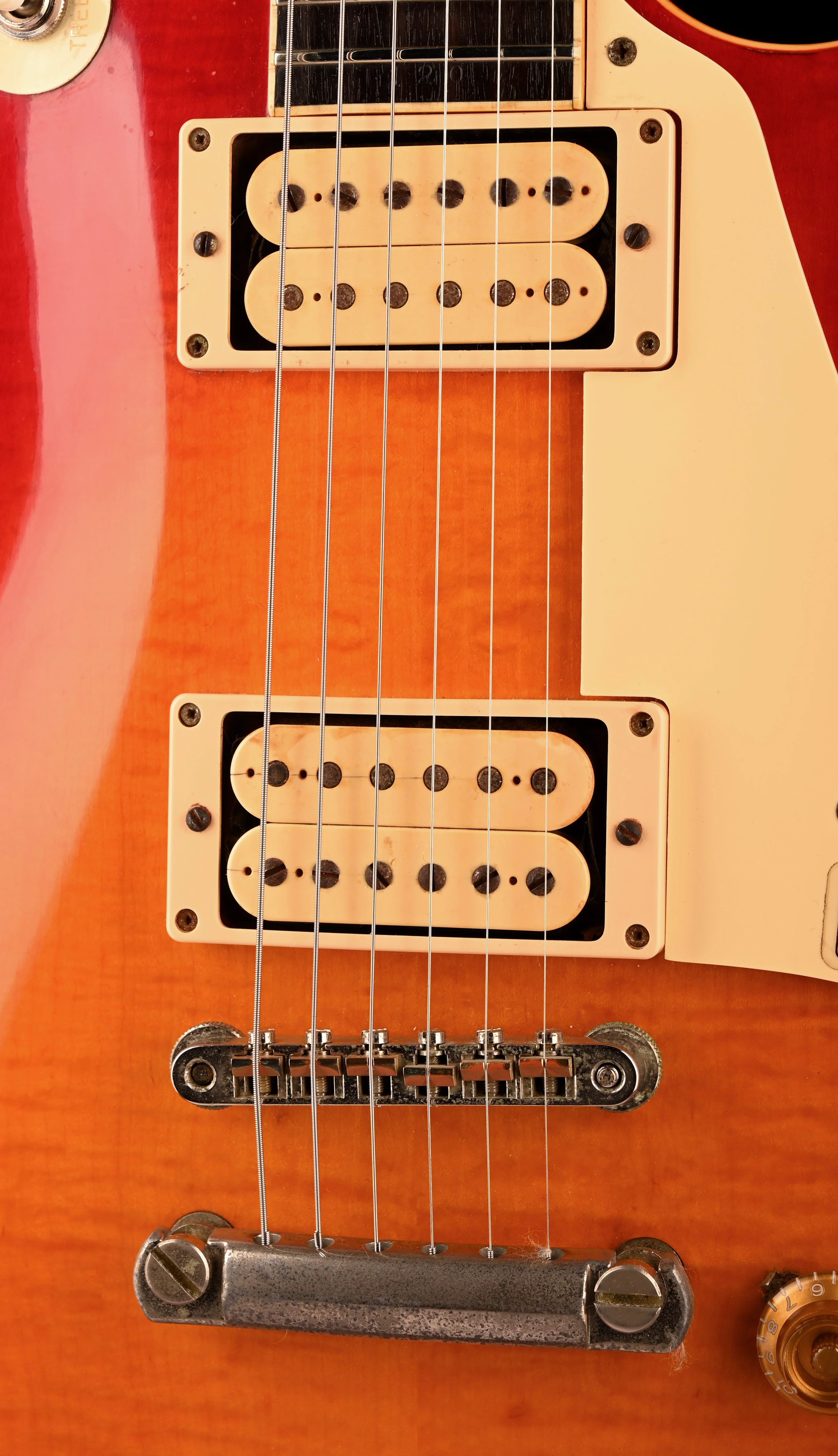 Vintage 1980 Tokai Reborn Old LP-style LS-120 Guitar Cherry Sunburst With OHSC - Image 7