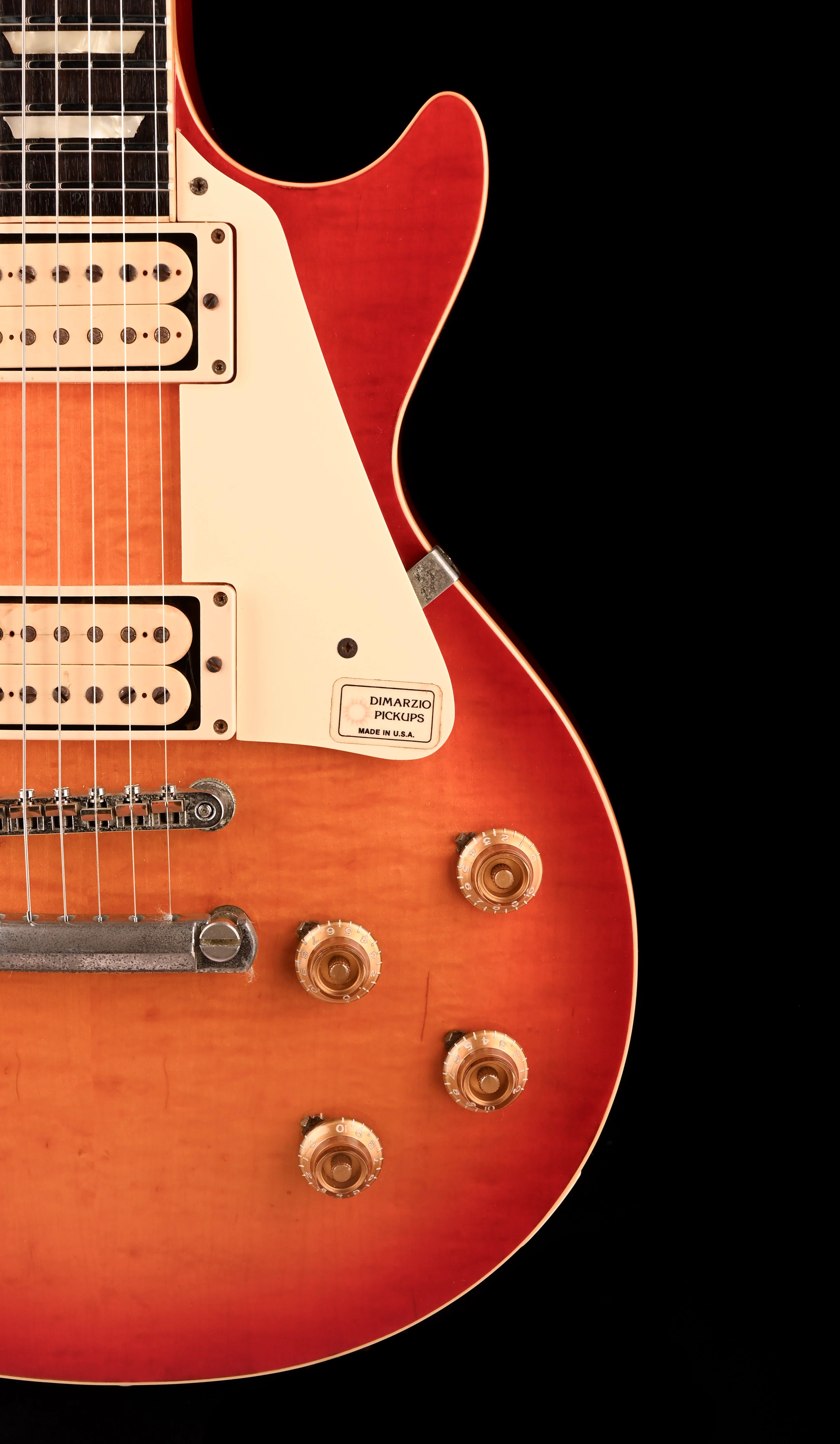 Vintage 1980 Tokai Reborn Old LP-style LS-120 Guitar Cherry Sunburst With OHSC - Image 9