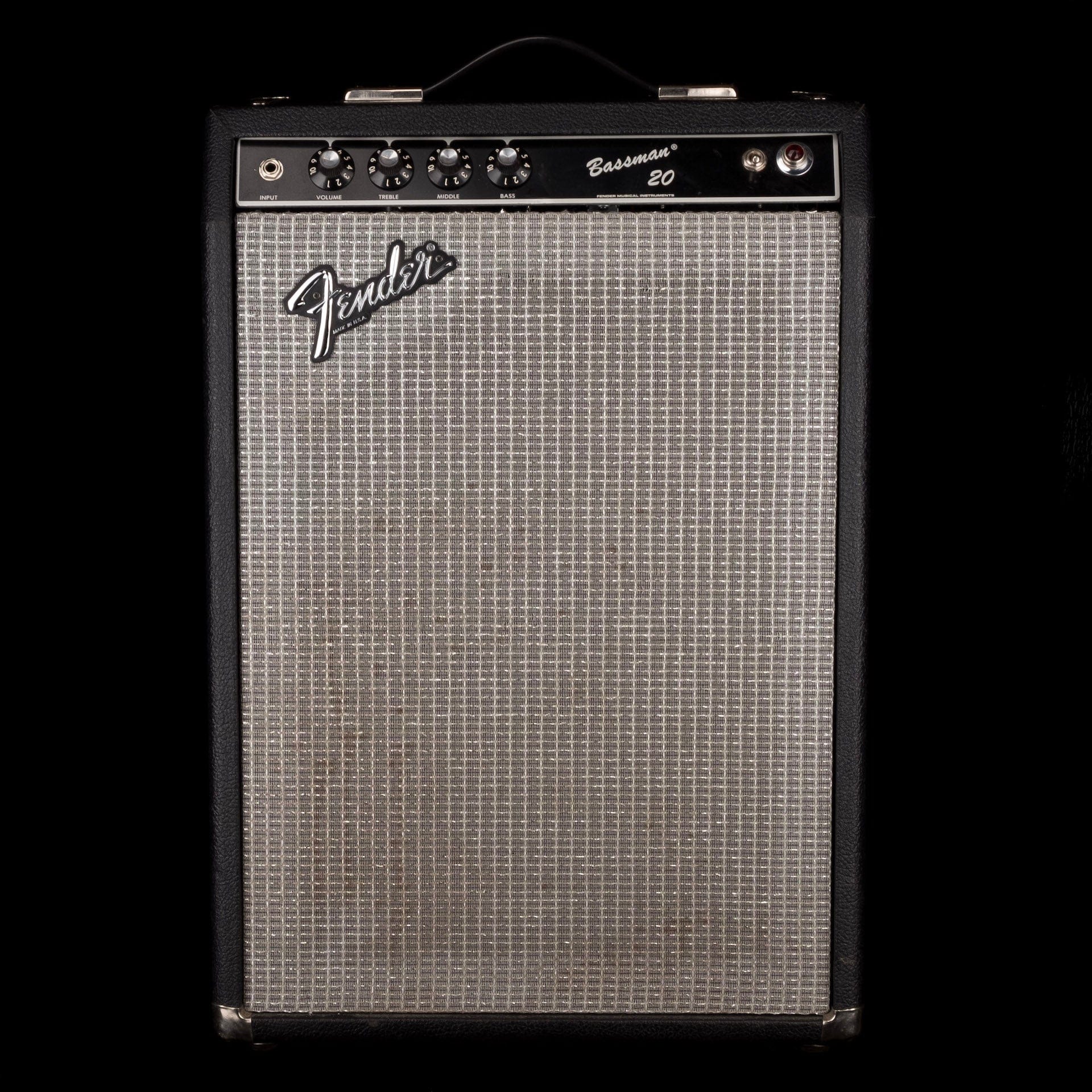 Vintage Rivera Era 1983 Fender Bassman 20 Guitar Amp 1x15" Combo