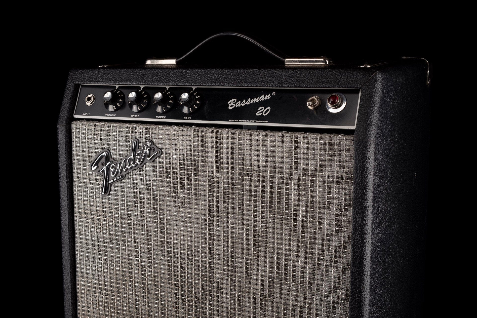 Vintage Rivera Era 1983 Fender Bassman 20 Guitar Amp 1x15" Combo - Image 3