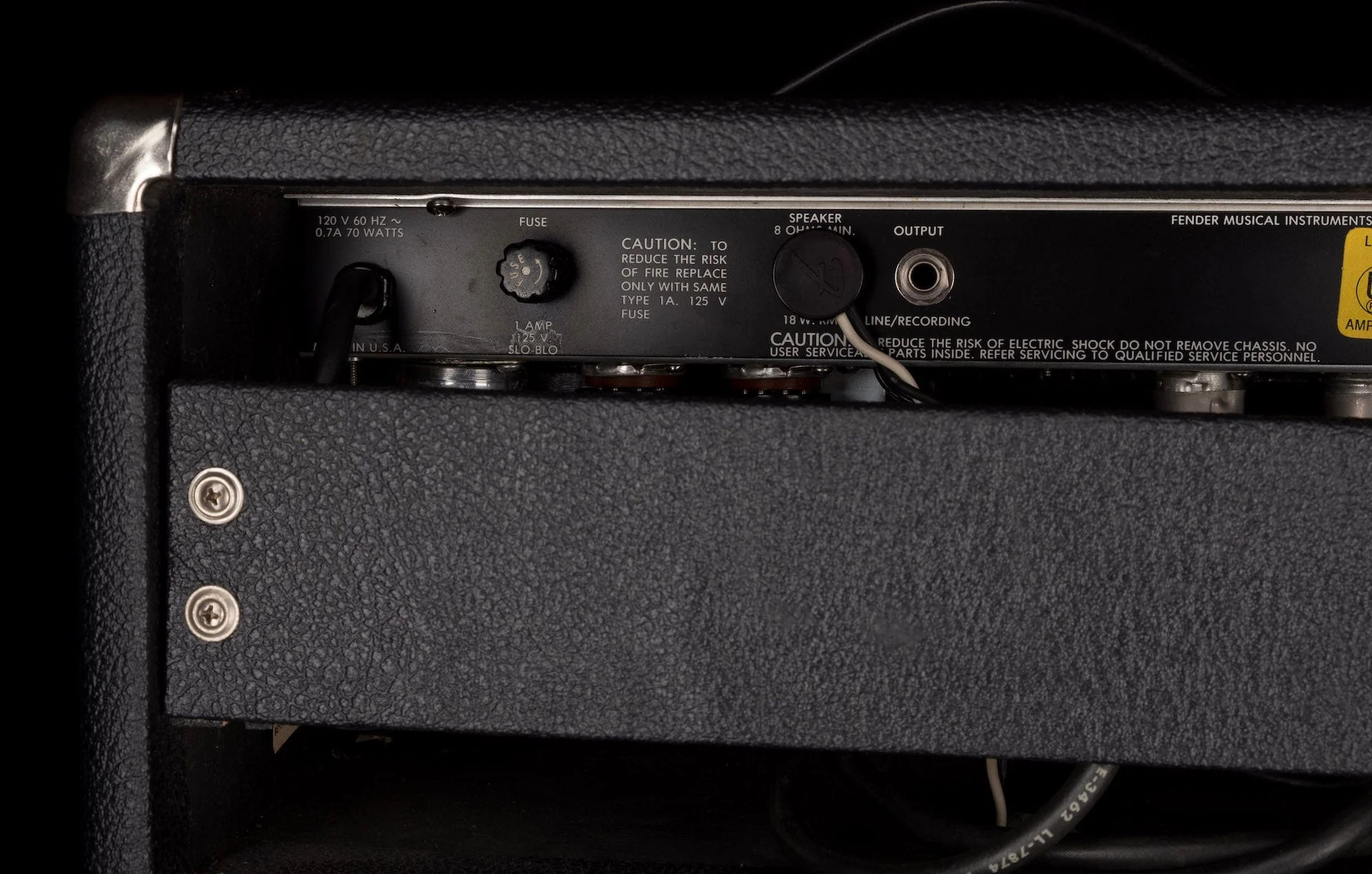 Vintage Rivera Era 1983 Fender Bassman 20 Guitar Amp 1x15" Combo - Image 9