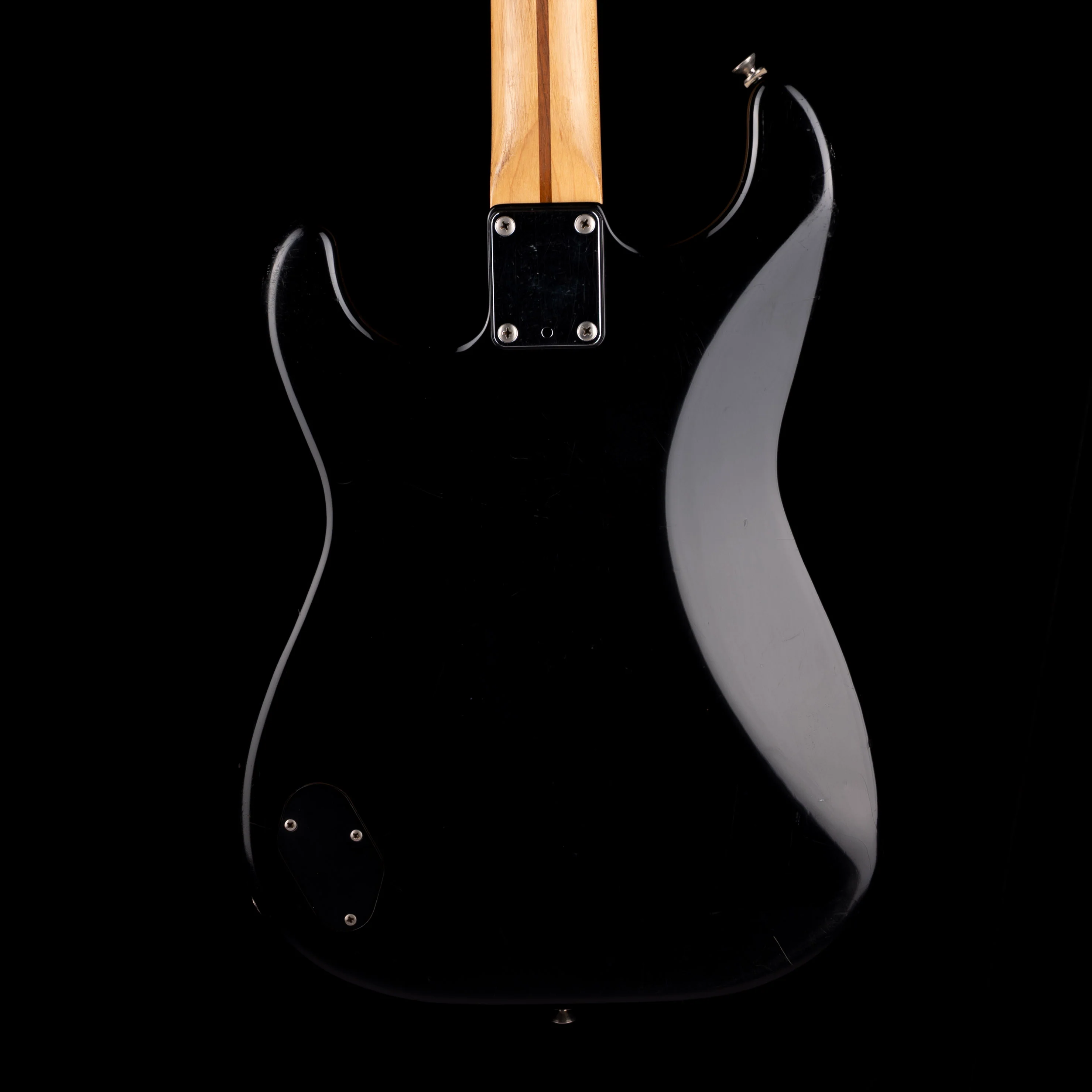 Pre Owned 1986 Fender Made In Japan Contemporary Stratocaster HSS Black With HSC - Image 8