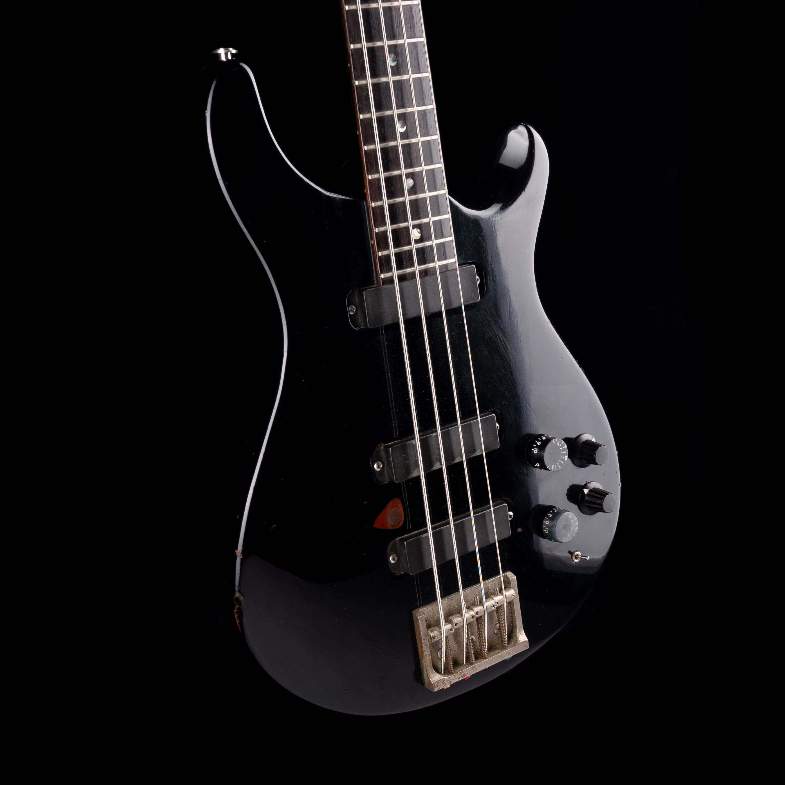 Pre-Owned 1986 PRS Paul Reed Smith Standard Bass-4 Black With Case - Image 7
