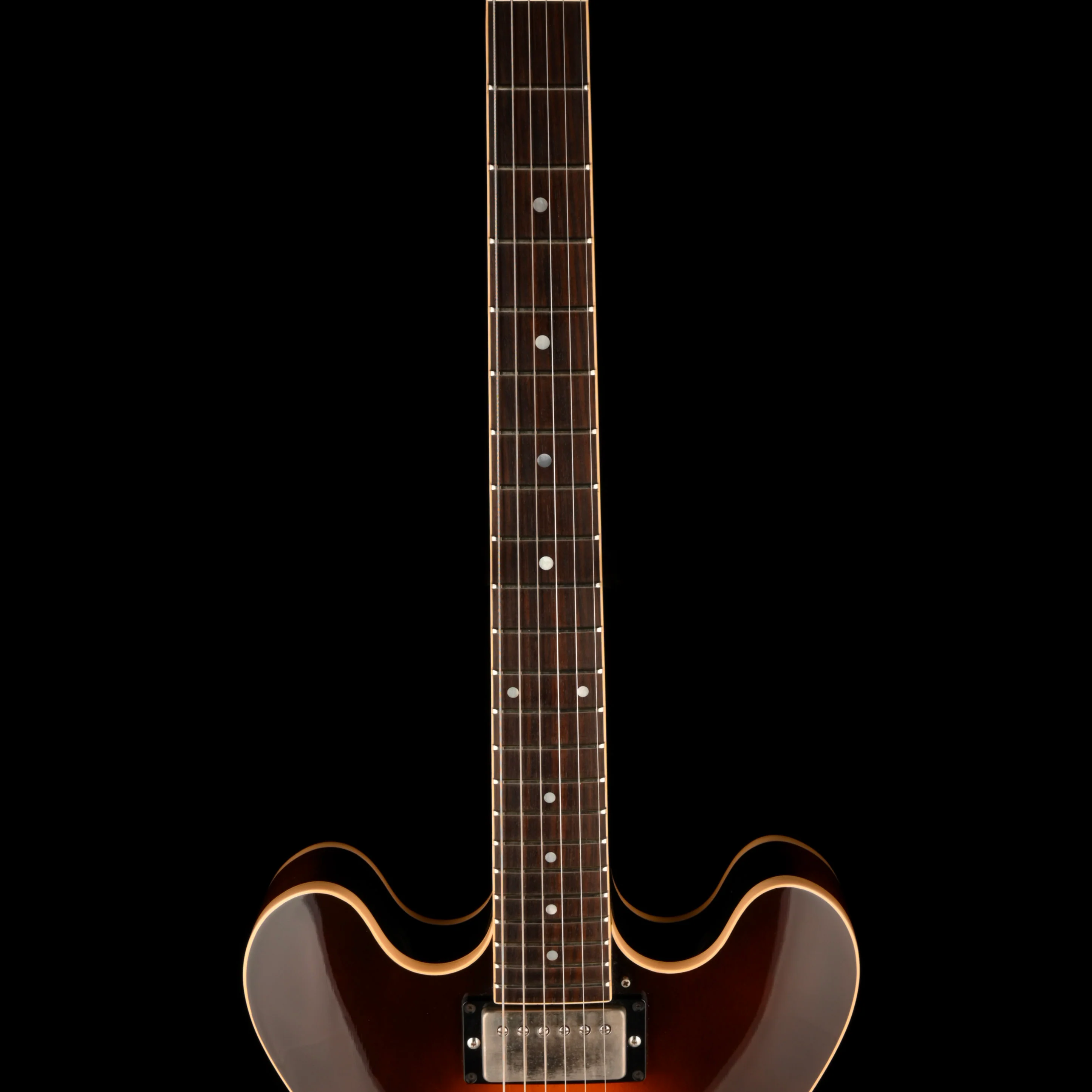 Pre Owned 1988 Gibson ES-335 Sunburst Electric Guitar With OHSC - Image 7