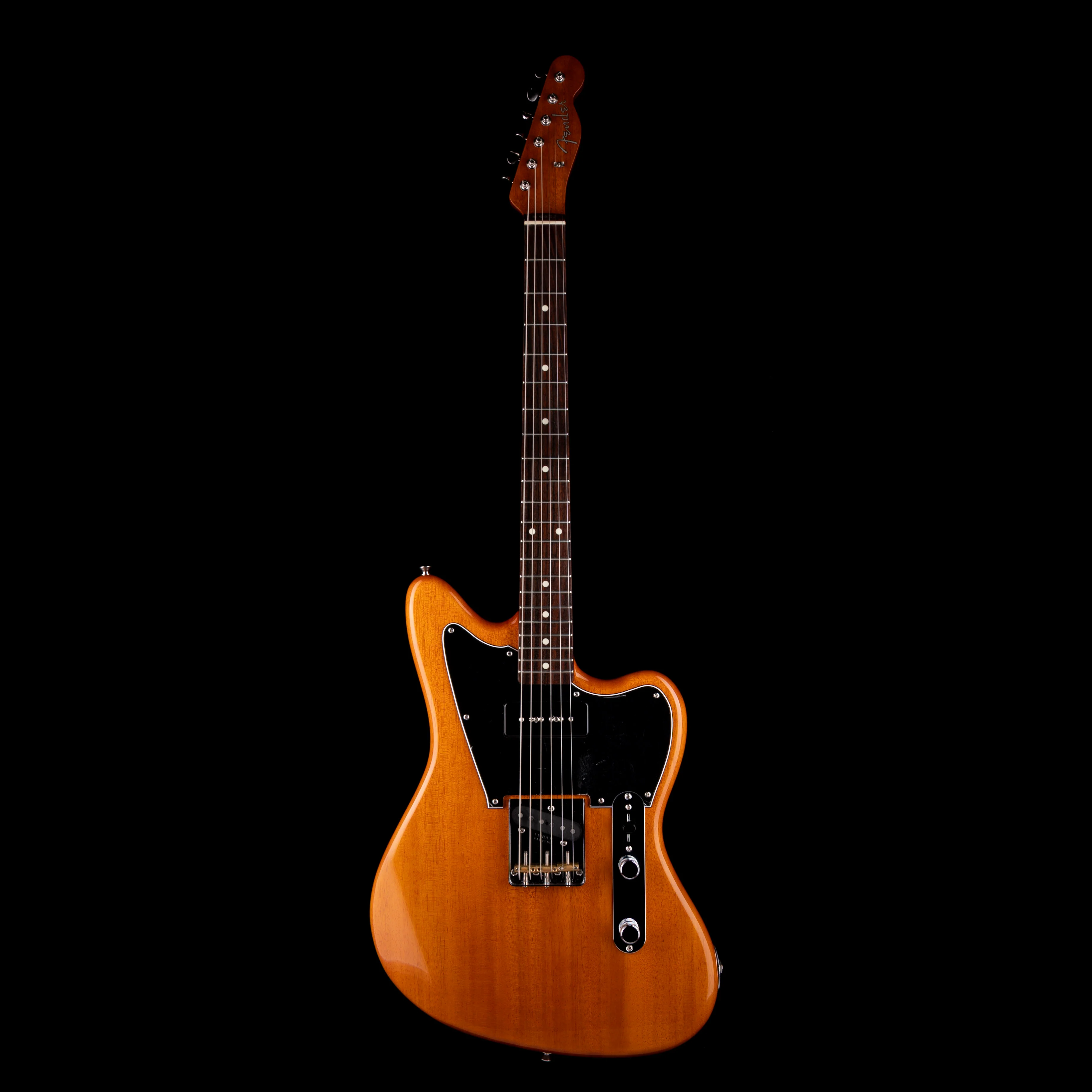 Pre Owned 2018 Fender Limited Edition Mahogany Offset Telecaster P90 Natural With Gig Bag - Image 2