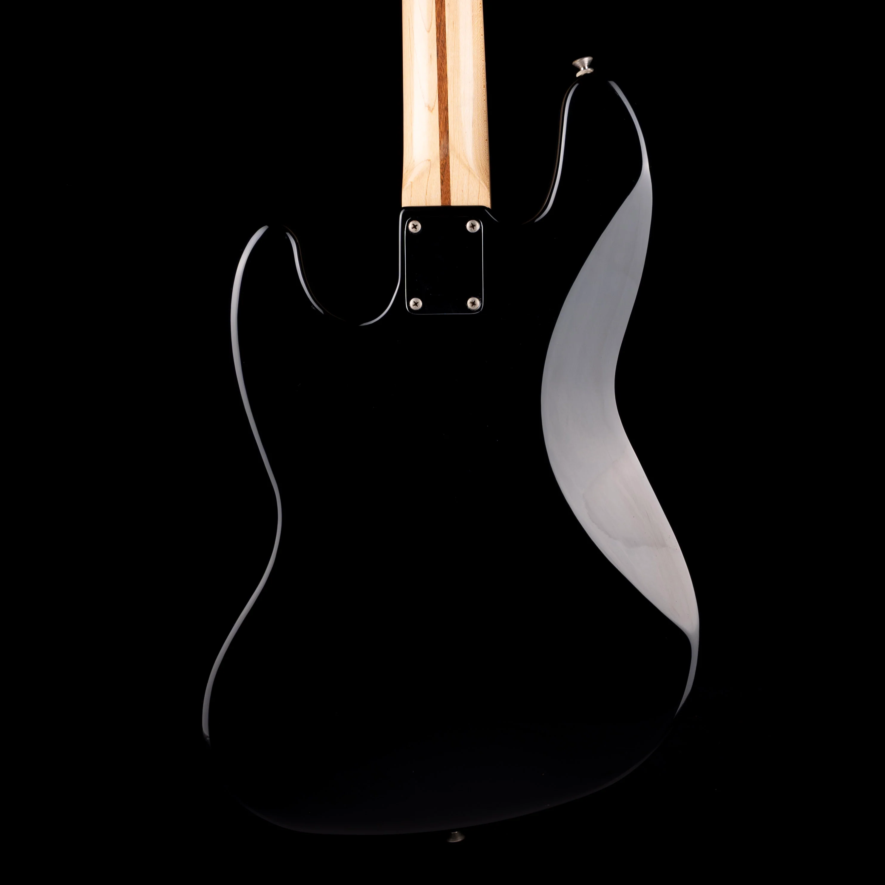 Pre Owned 1993 Fender Standard Jazz Bass Black With Case - Image 8