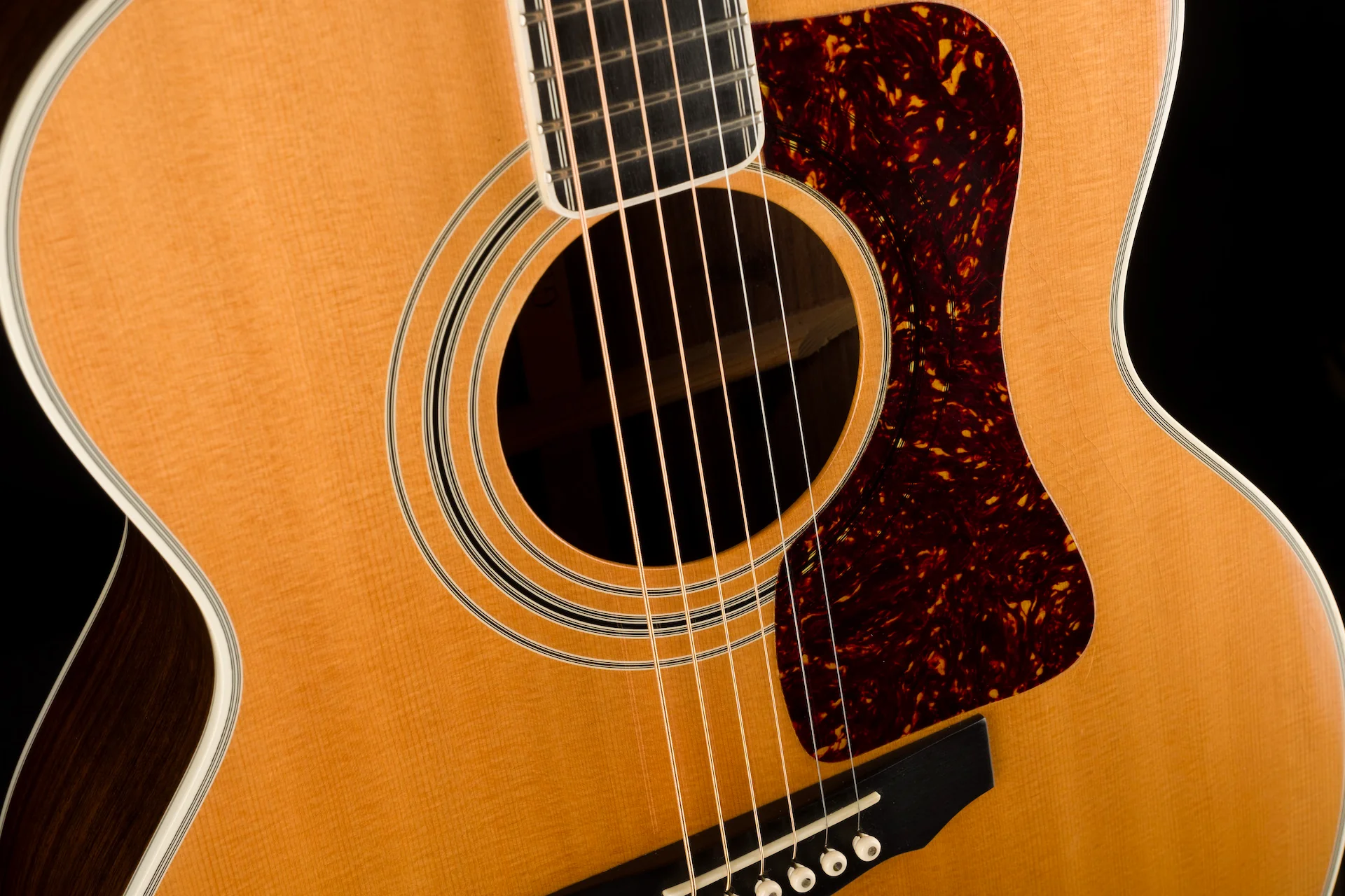 Vintage 1994 Guild JF-55 Acoustic Guitar With OHSC - Image 7