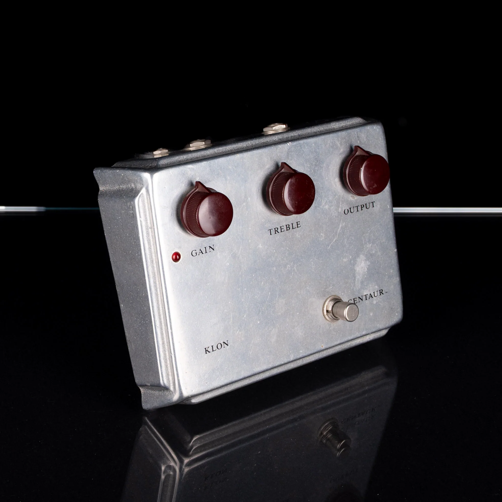 Pre Owned 1995 KLON Centaur Overdrive/Boost Pedal - Silver - VERY EARLY VERSION!! LOW S/N!! - Image 7