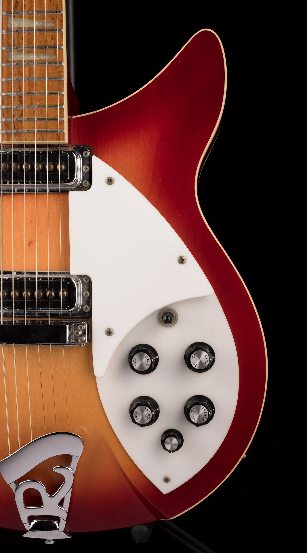 Pre Owned 1995 Rickenbacker 360 WB 6 String Guitar Fireglo With Case - Image 10