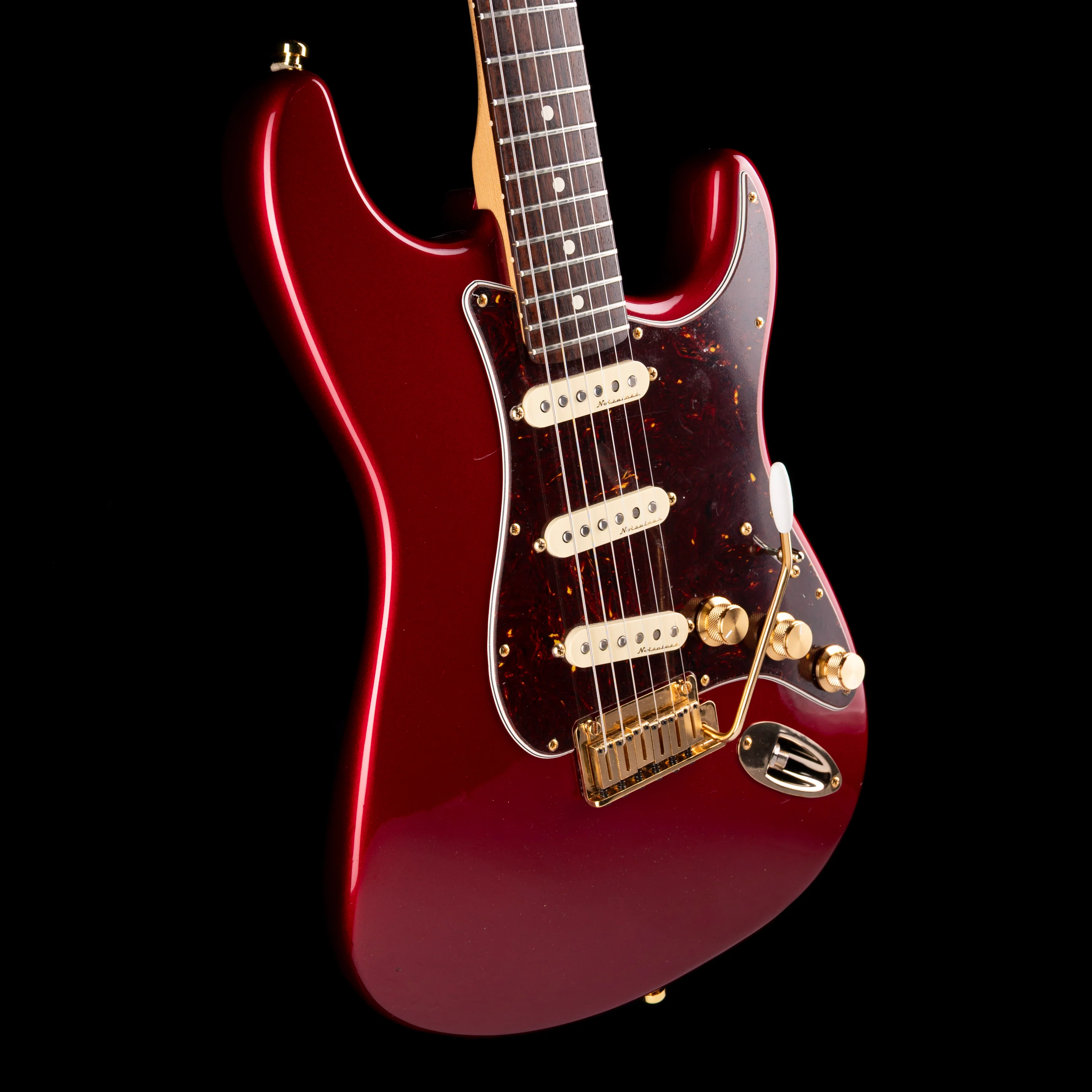 Pre Owned 1997 Fender American Standard Stratocaster Candy Apple Red With OHSC - Image 6