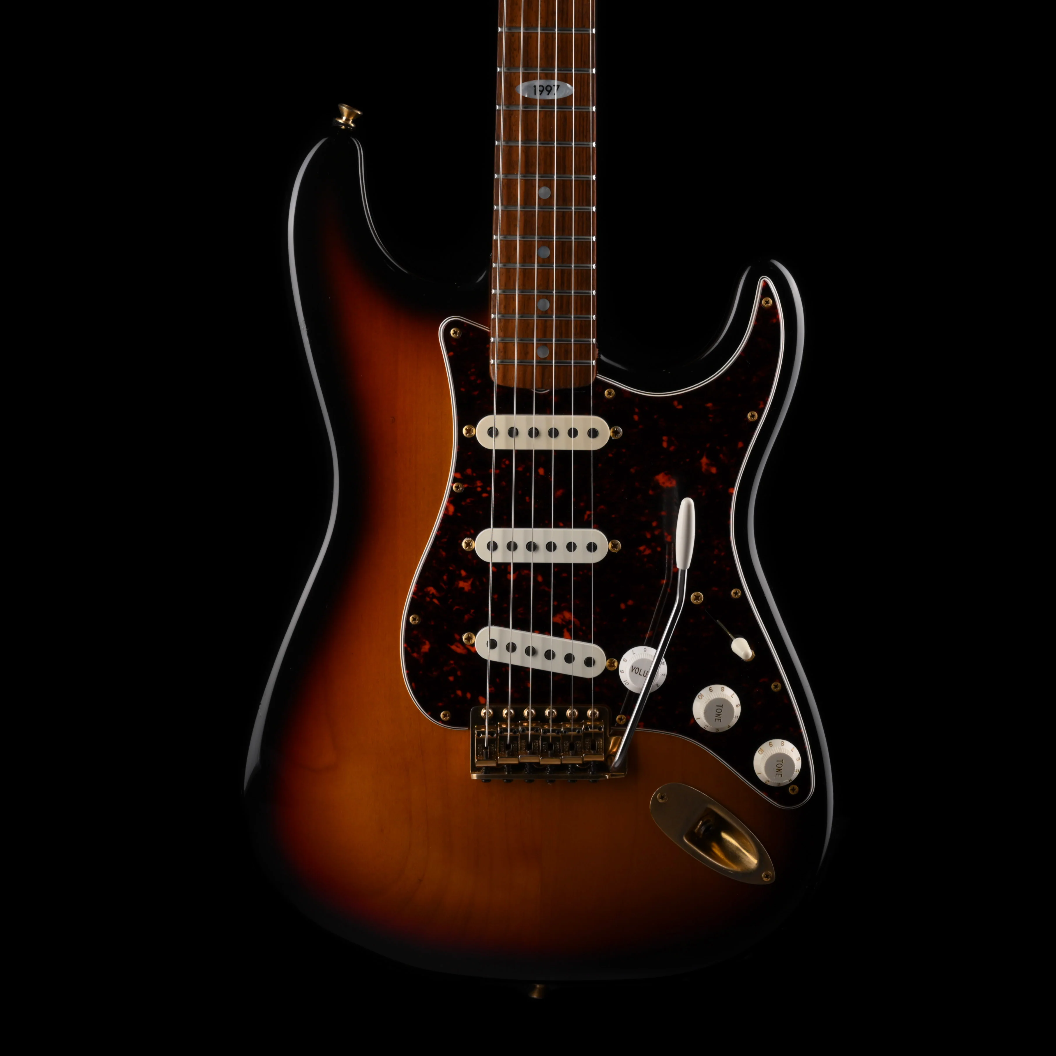Pre Owned 1997 Fender Stratocaster Collector's Edition 3-Tone Sunburst #1661 of 1997 With OHSC