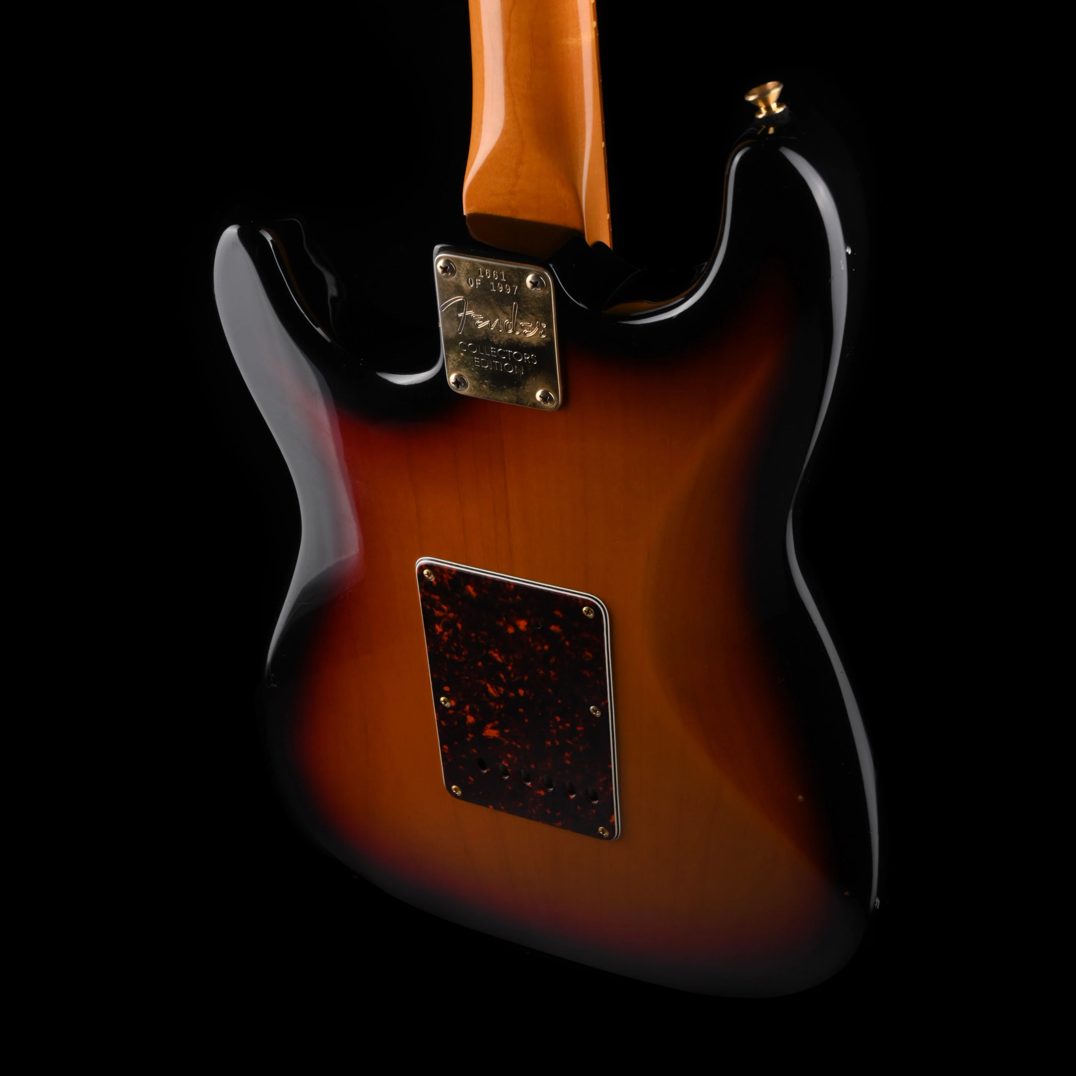 Pre Owned 1997 Fender Stratocaster Collector's Edition 3-Tone Sunburst #1661 of 1997 With OHSC - Image 12