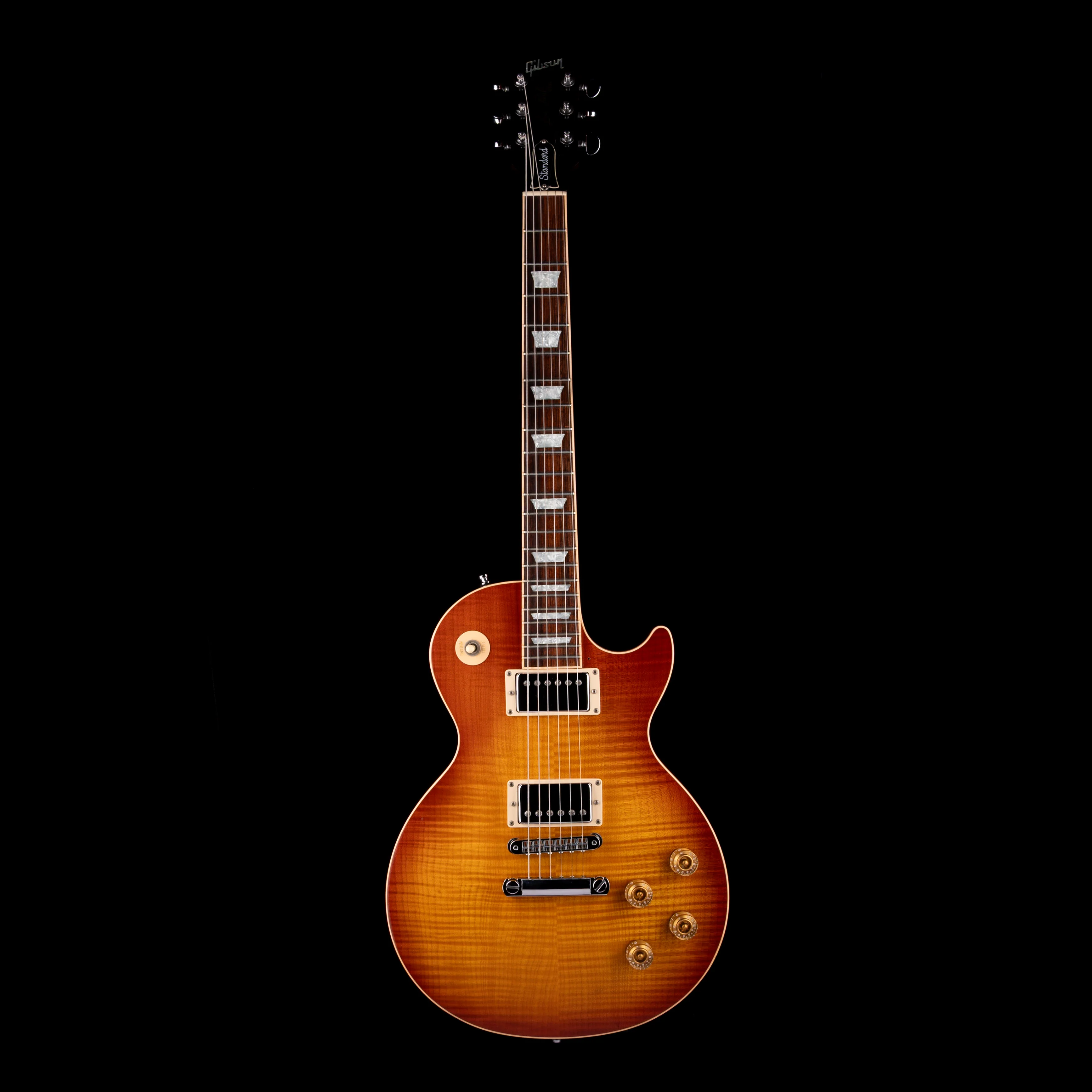 Pre Owned 2001 Gibson Les Paul Standard Plus Light Burst With OHSC - Image 2