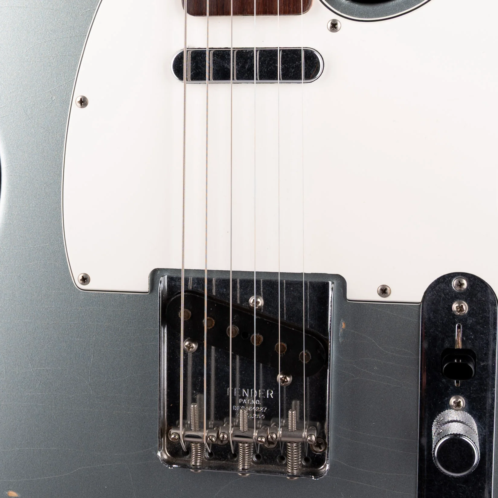 Pre Owned 2004 Fender Limited Edition Closet Classic Telecaster Firemist Silver Metallic With OHSC - Image 4