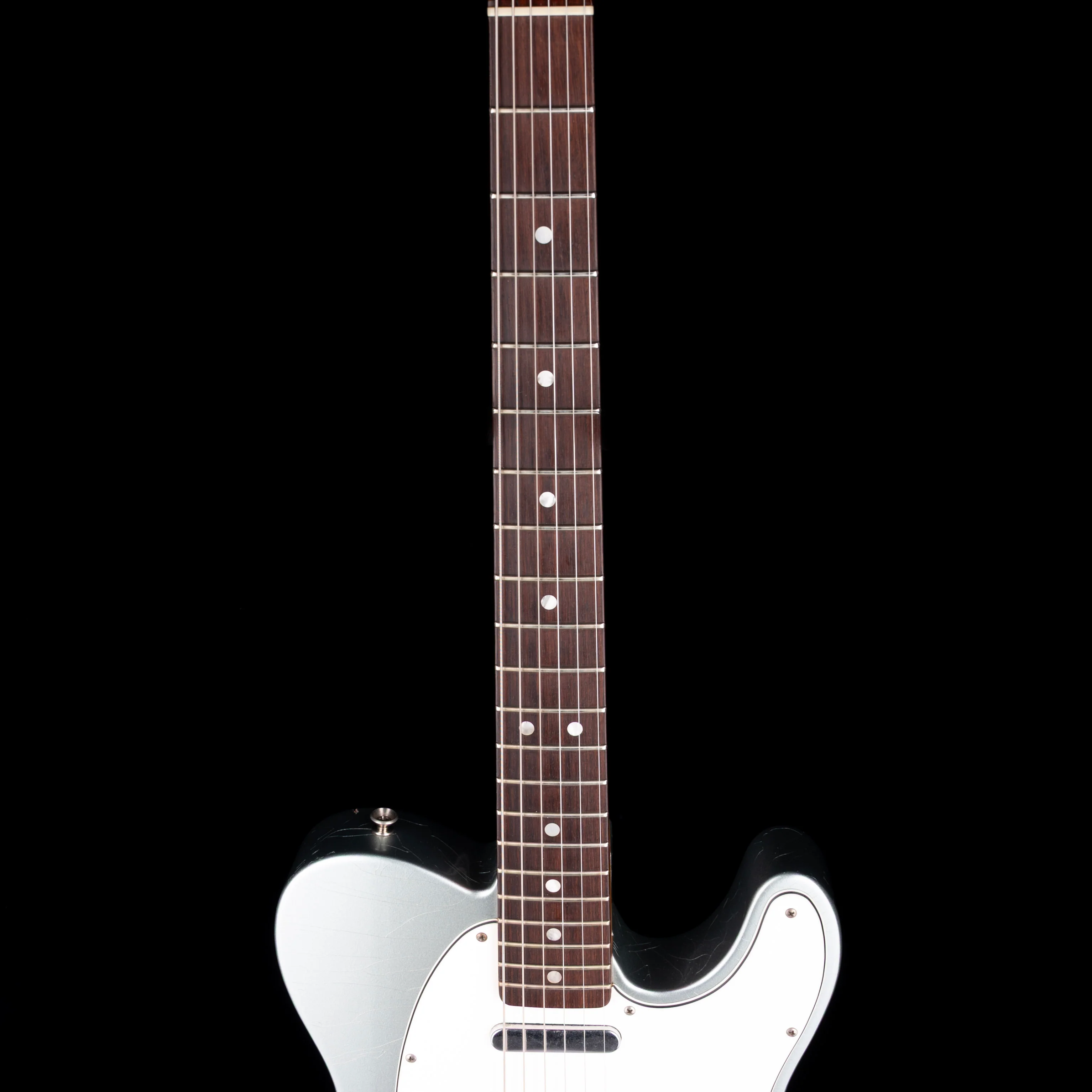 Pre Owned 2004 Fender Limited Edition Closet Classic Telecaster Firemist Silver Metallic With OHSC - Image 7