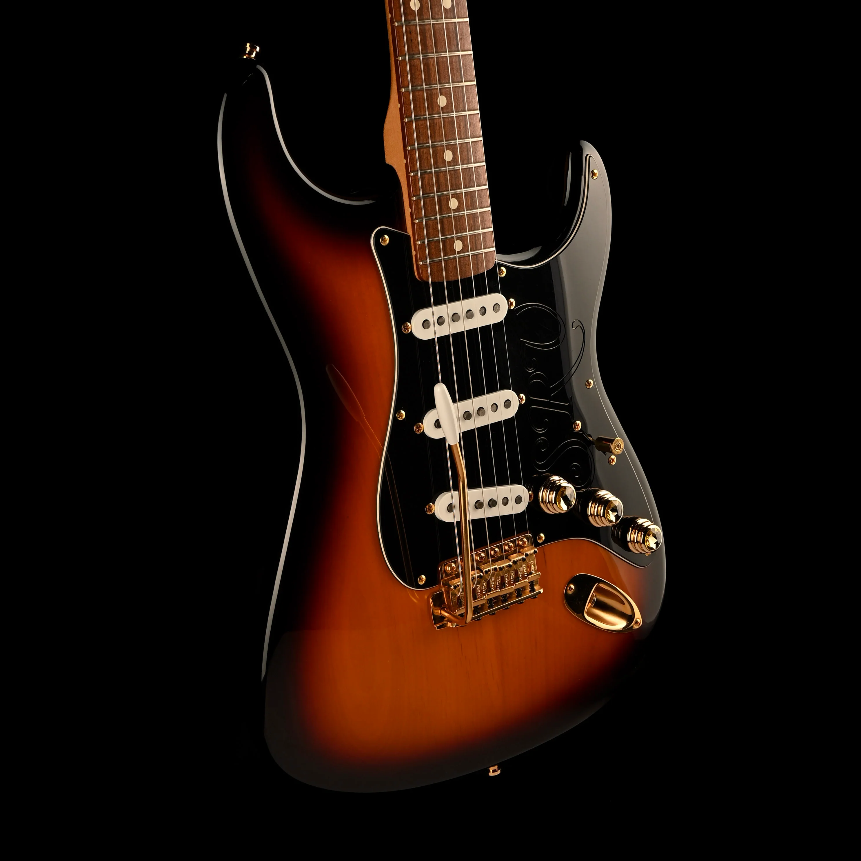Pre Owned 2005 Fender Stevie Ray Vaughn Stratocaster Sunburst Modified With OHSC - Image 7