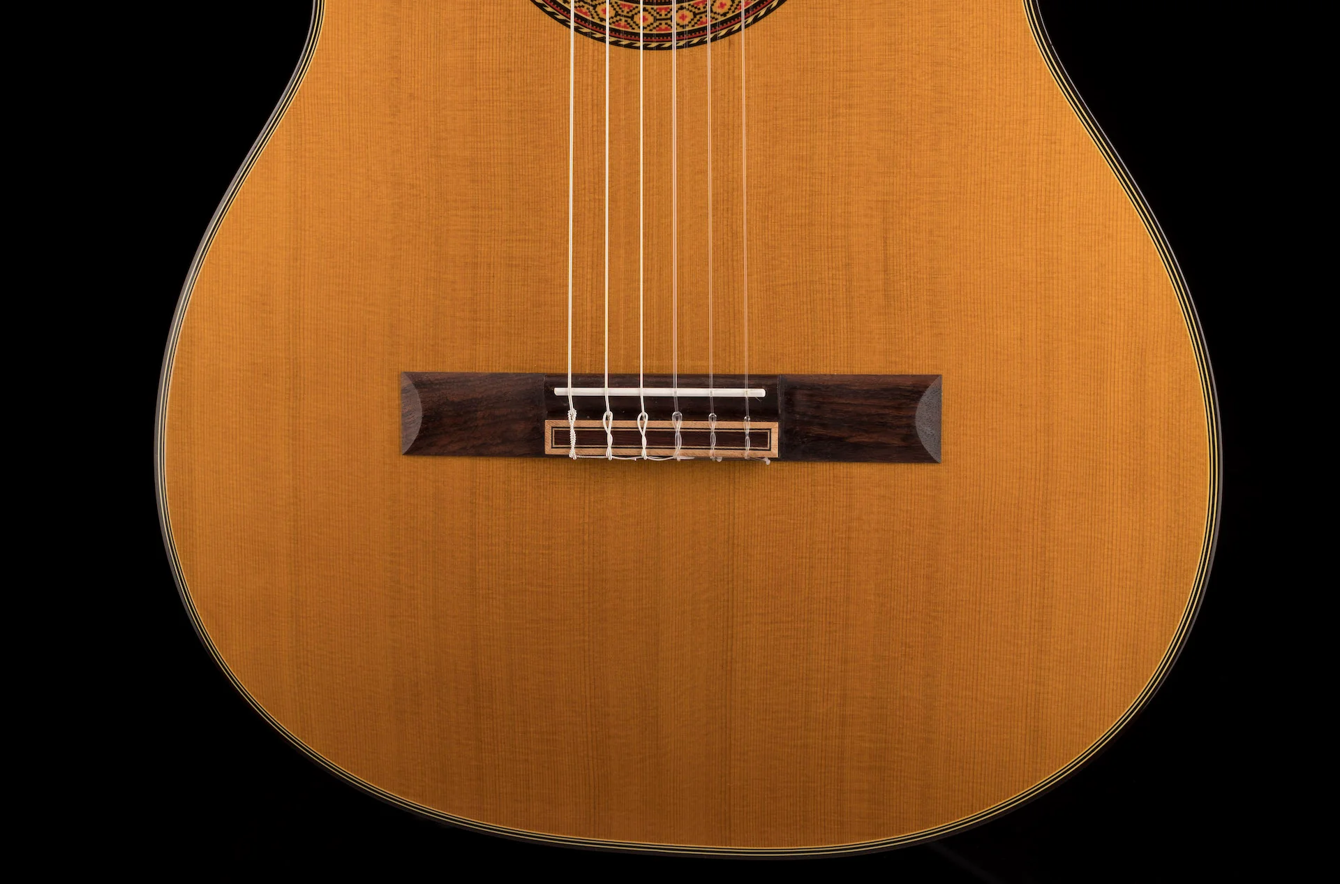 Pre Owned 2005 Takamine EC132SC Nylon Acoustic Guitar With HSC - Image 5