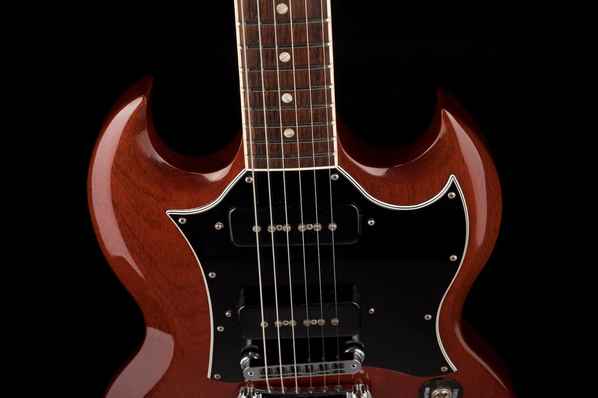 Pre Owned 2006 Gibson SG Classic P90 Heritage Cherry With OHSC - Image 3
