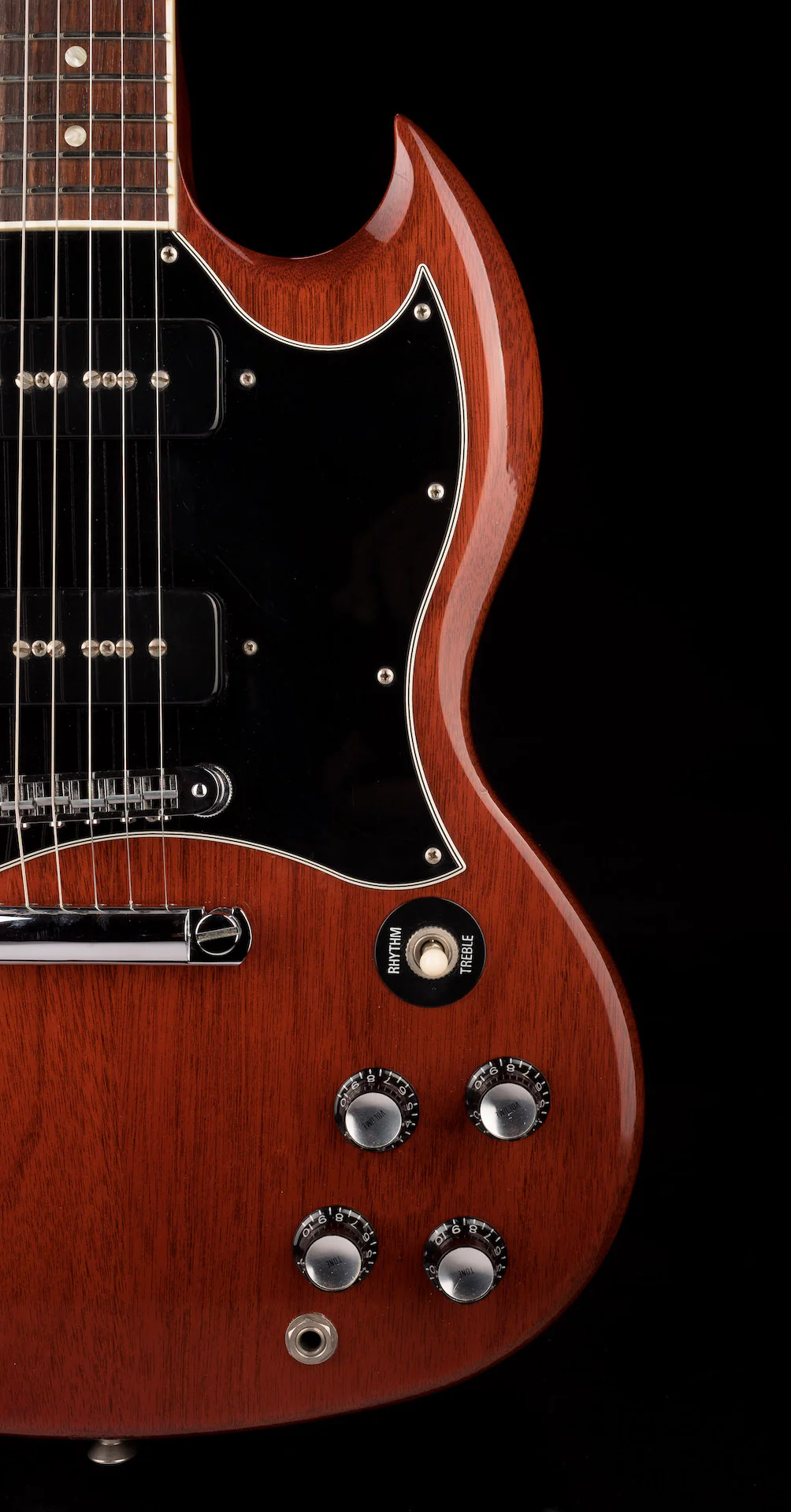 Pre Owned 2006 Gibson SG Classic P90 Heritage Cherry With OHSC - Image 9