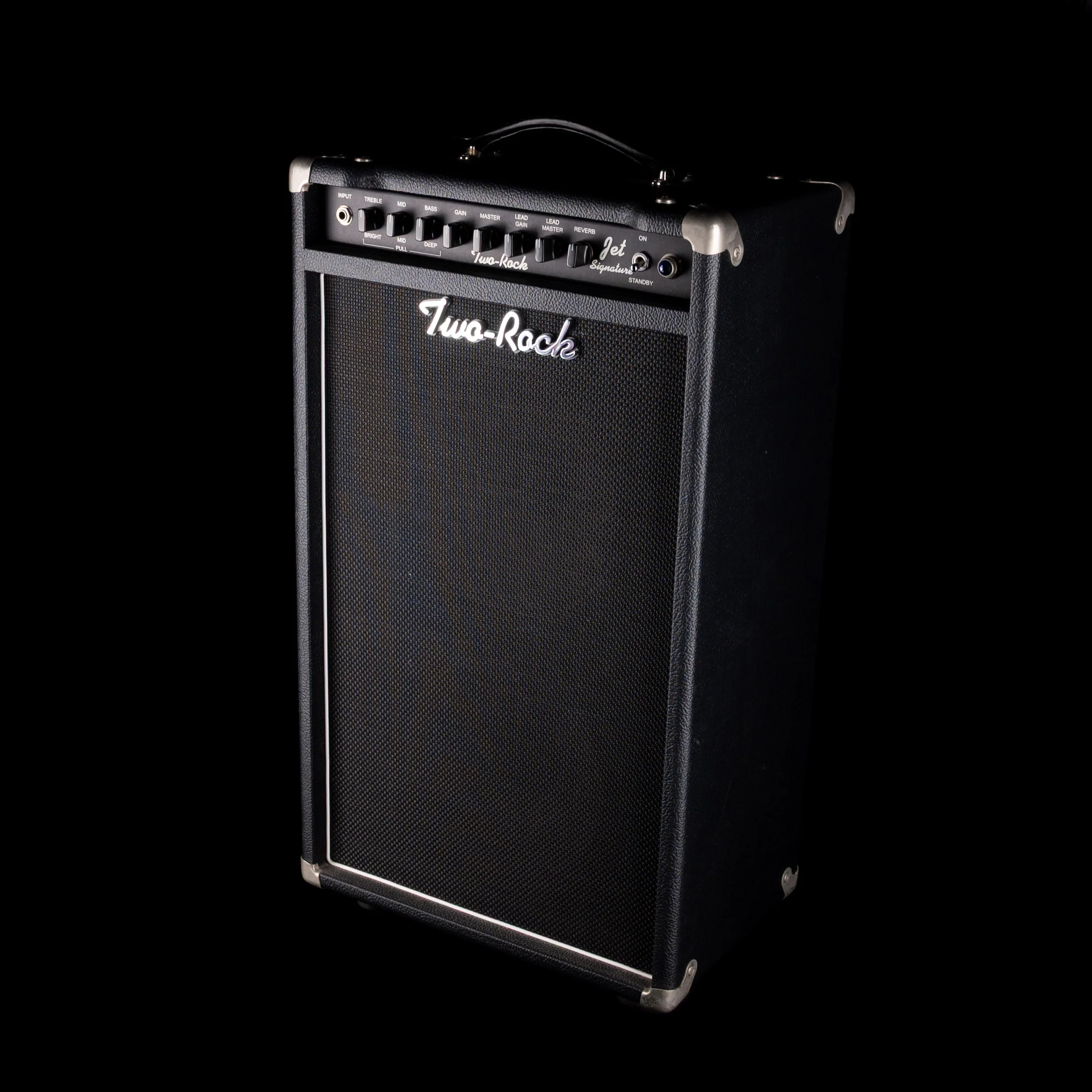 Pre Owned 2006 Two Rock Jumbo Jet 2x10" Guitar Amp Combo with Footswitch and Manual - Image 3