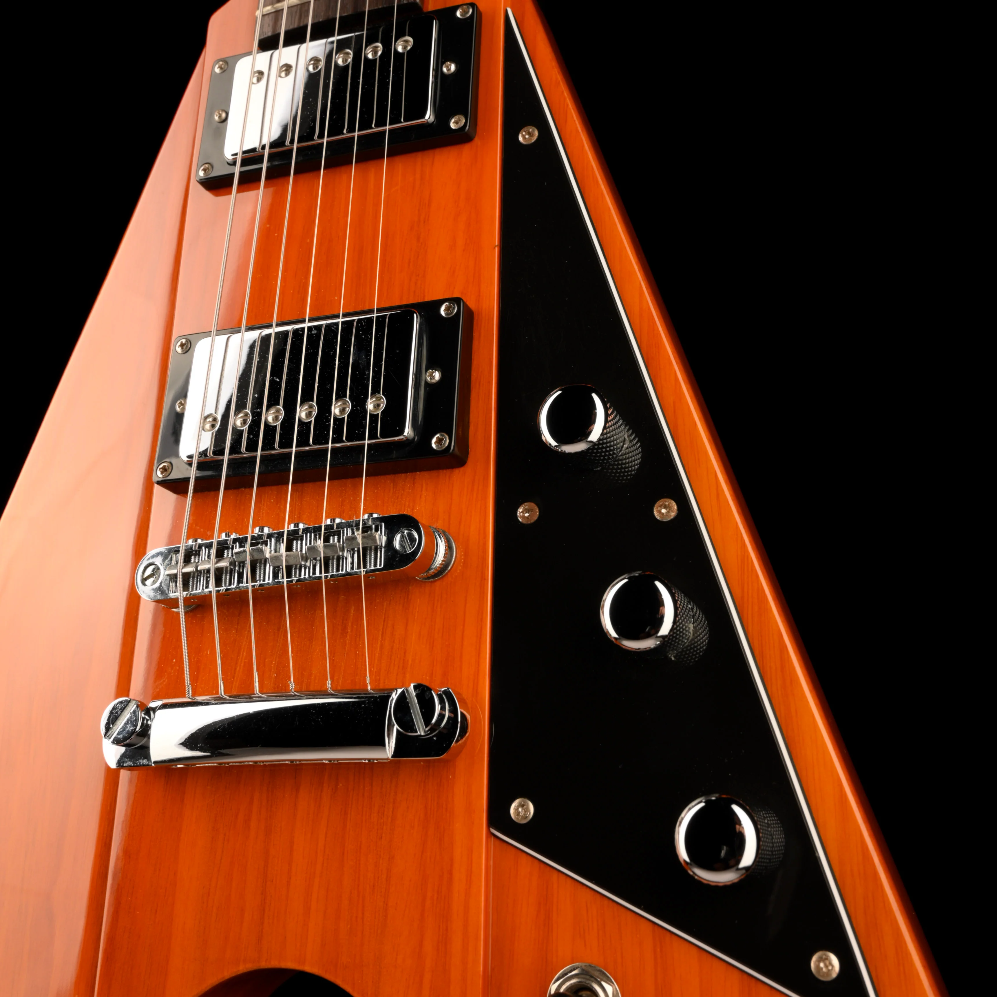 Pre Owned 2007 Reverend Volcano HB Rock Orange Electric Guitar With OHSC - Image 6