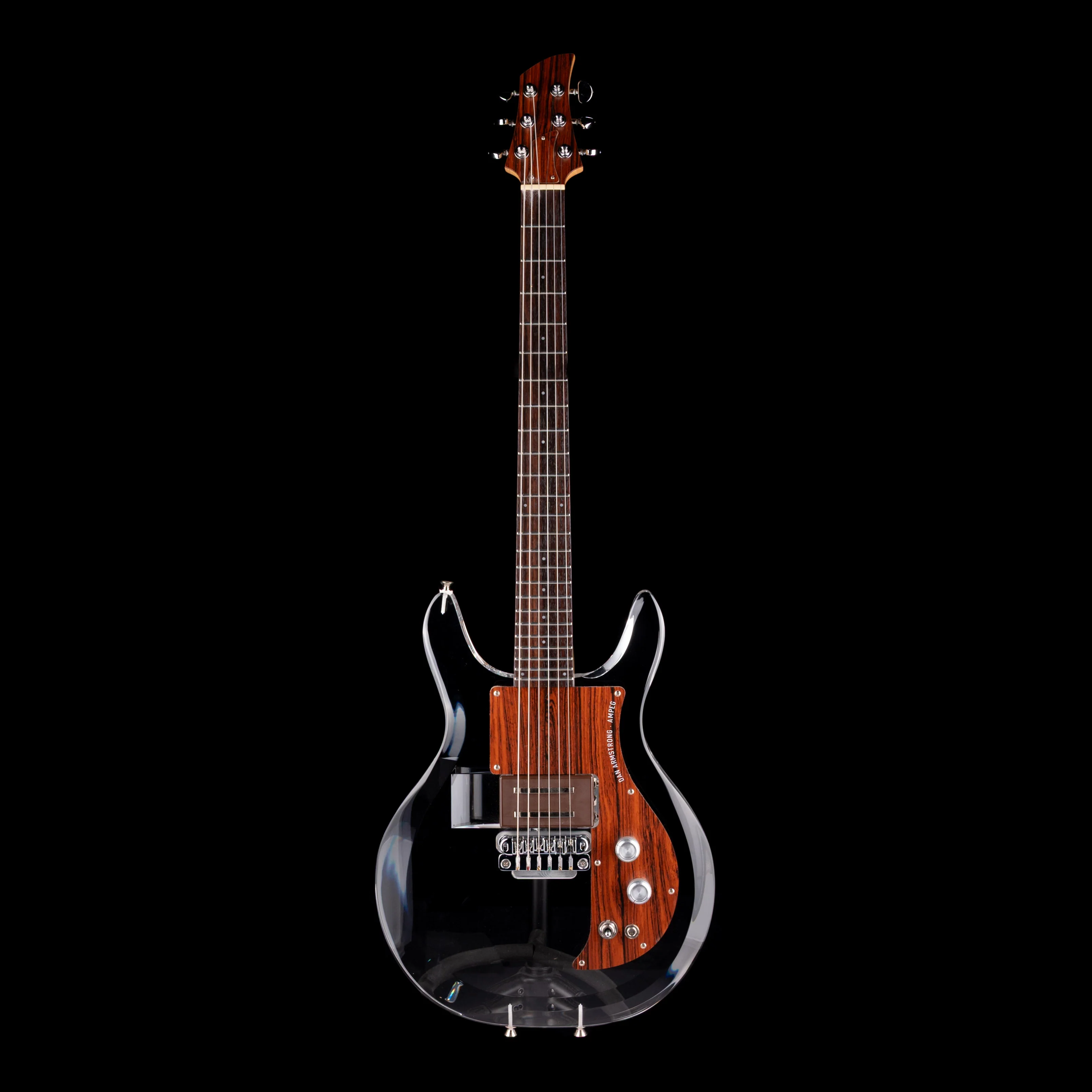 Pre Owned 2008 Ampeg Made In Japan ADA6 Dan Armstrong Lucite Reissue With OHSC - Image 2