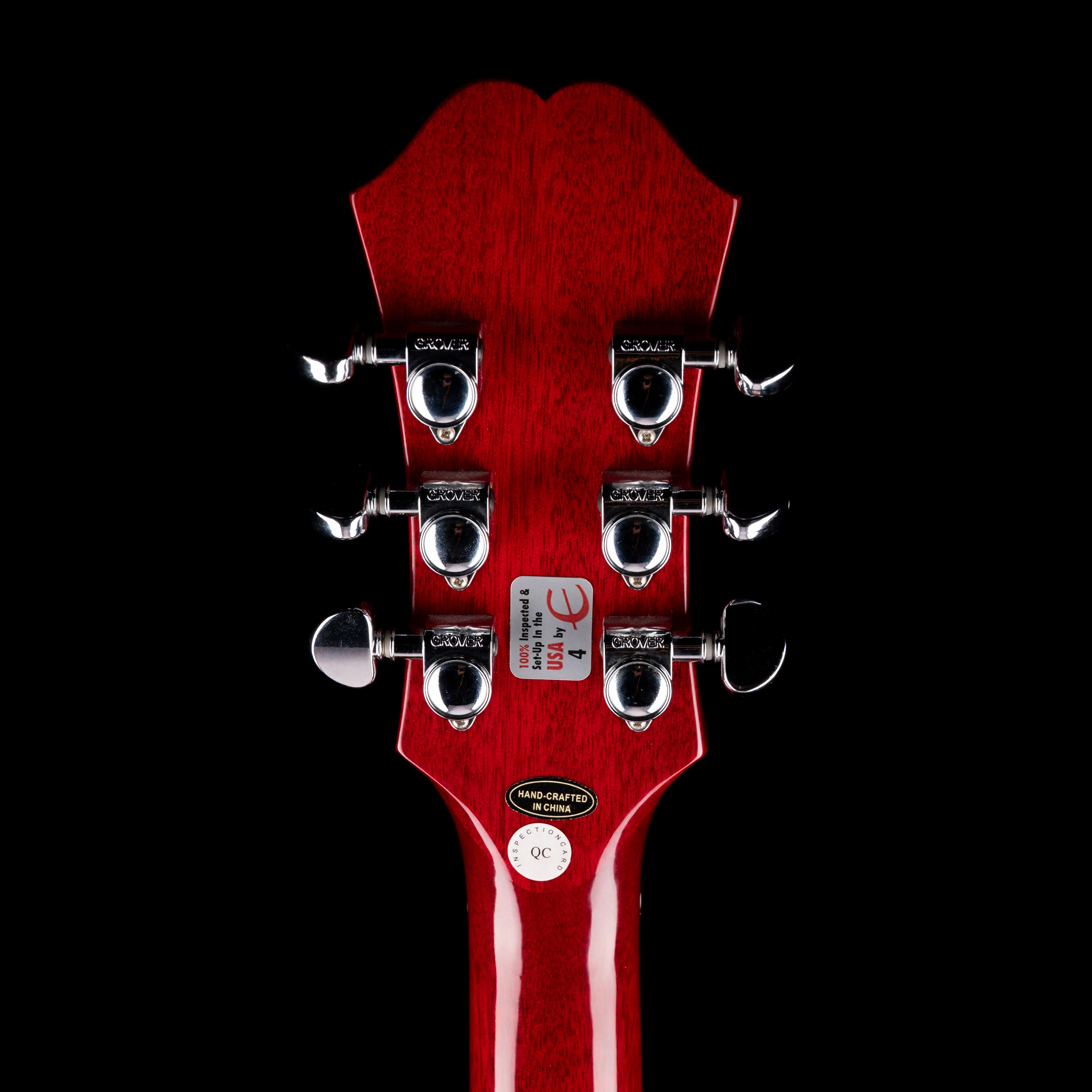 Pre-Owned 2008 Epiphone Dot Left Handed With Bigsby Cherry With Case - Image 13