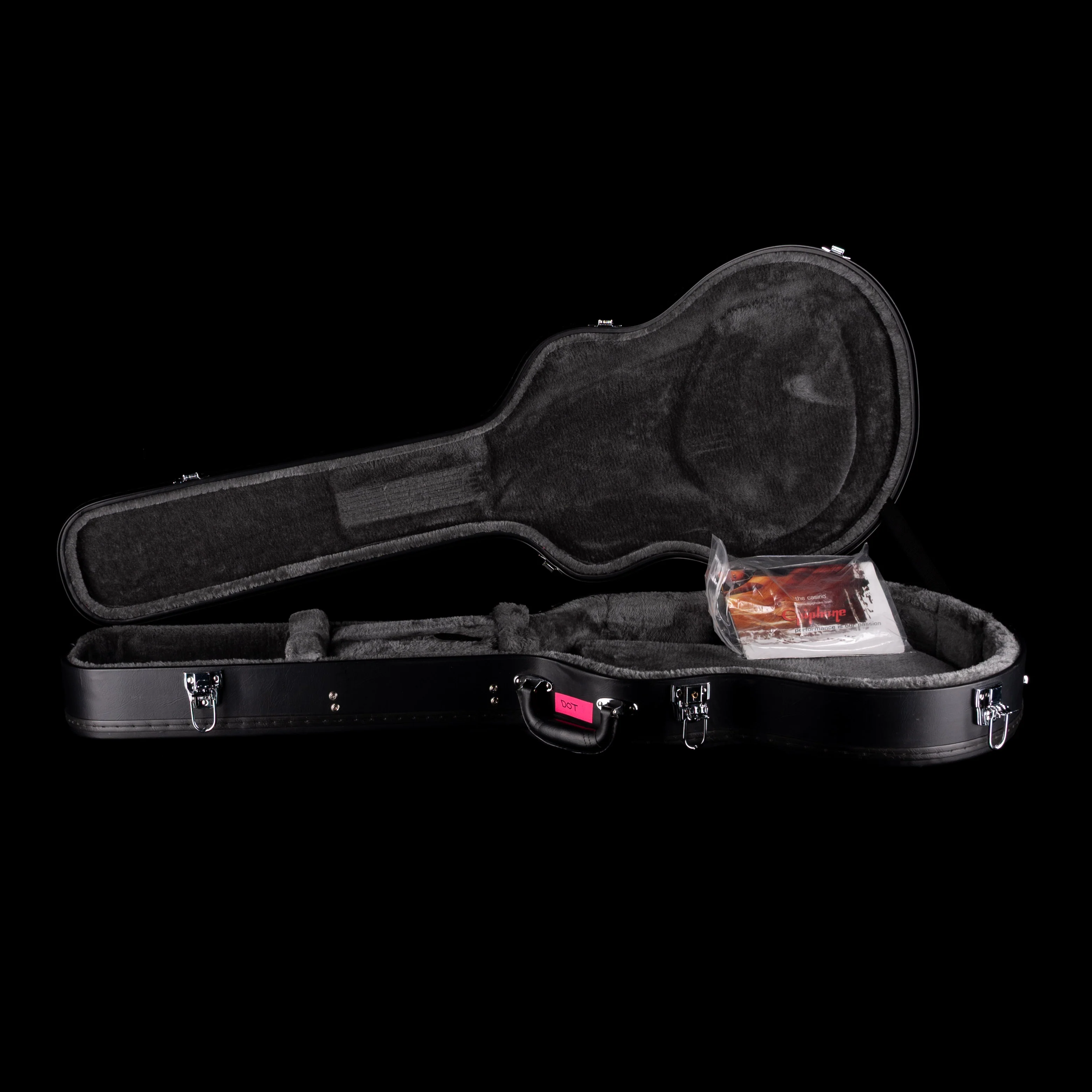 Pre-Owned 2008 Epiphone Dot Left Handed With Bigsby Cherry With Case - Image 14