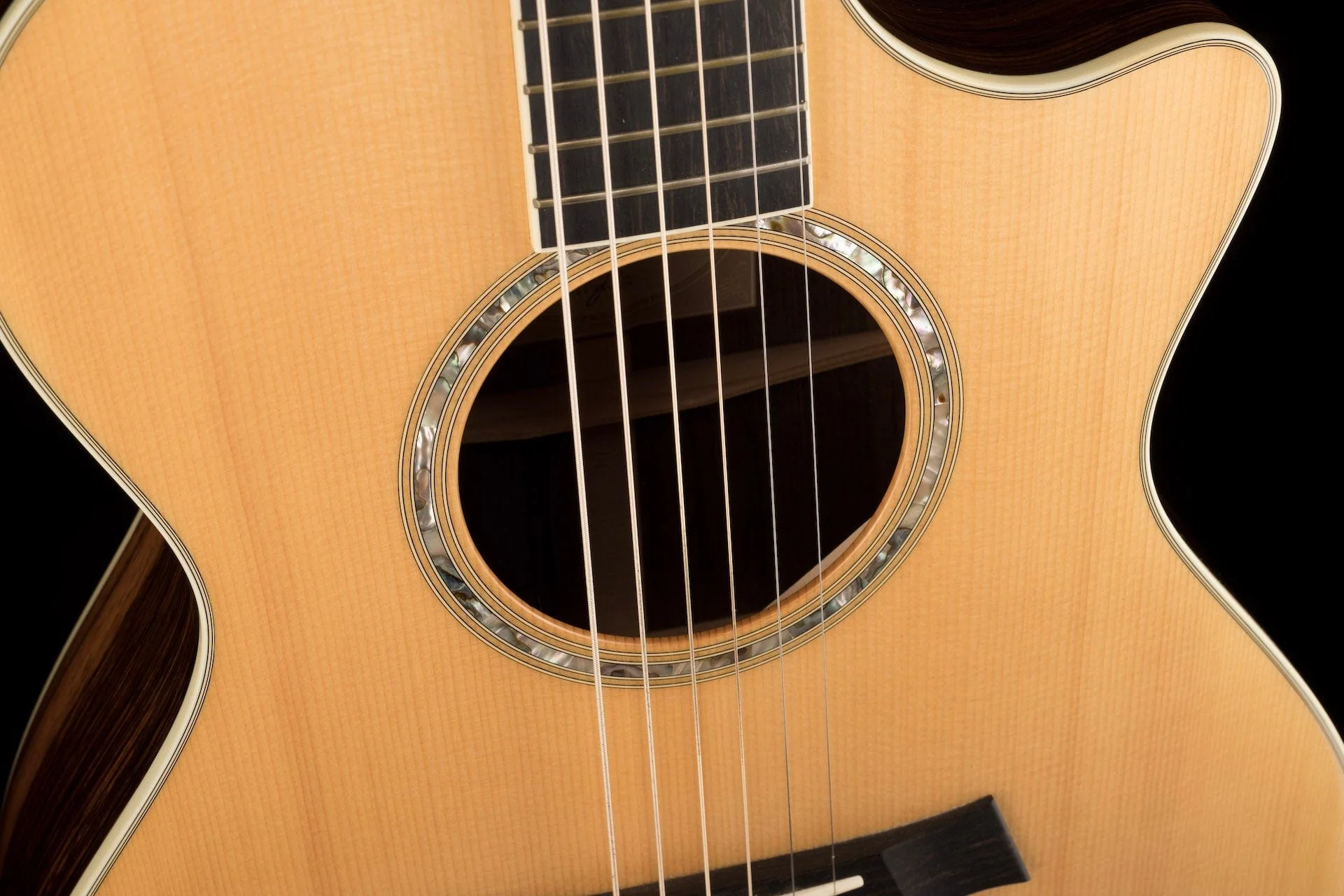 Pre Owned Taylor GC-LTD-B Grand Concert Brazilian Rosewood Acoustic Guitar With OHSC - Image 7