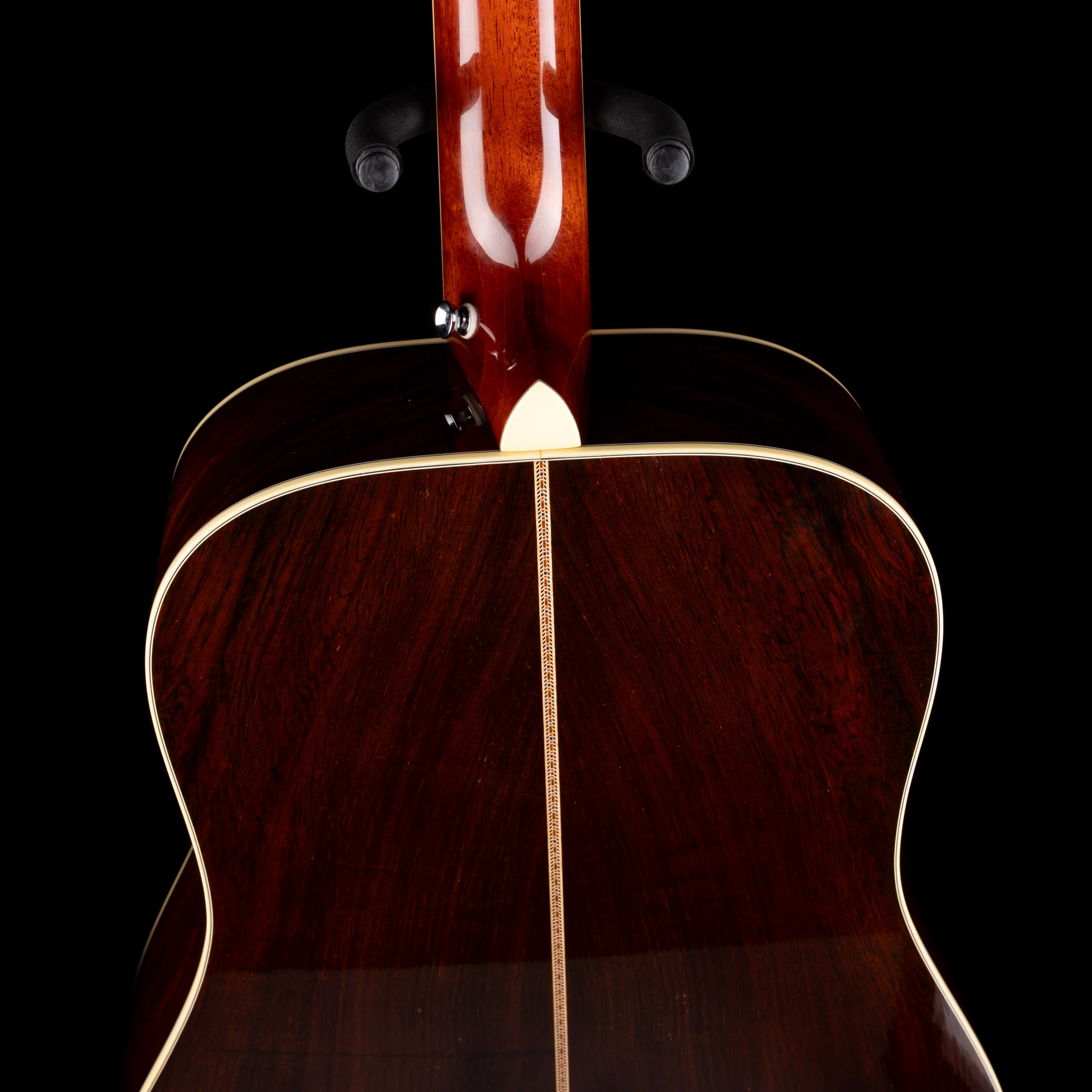 Pre Owned 2009 M.J. Franks Dreadnaught Adirondack-Brazilian Acoustic-Electric Guitar With OHSC - Image 13