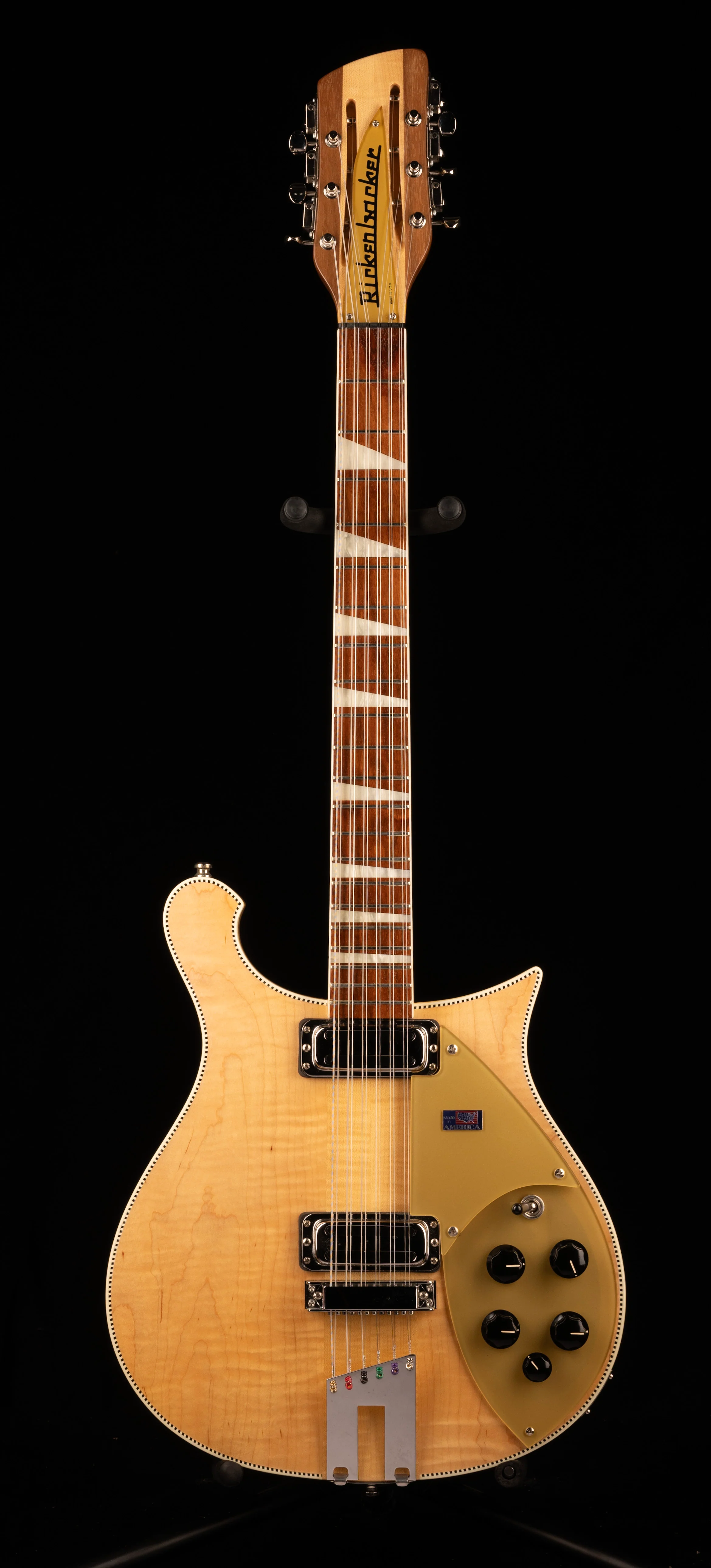 Pre Owned 2011 Rickenbacker 660/12 Mapleglo Electric Guitar With OHSC - Image 3