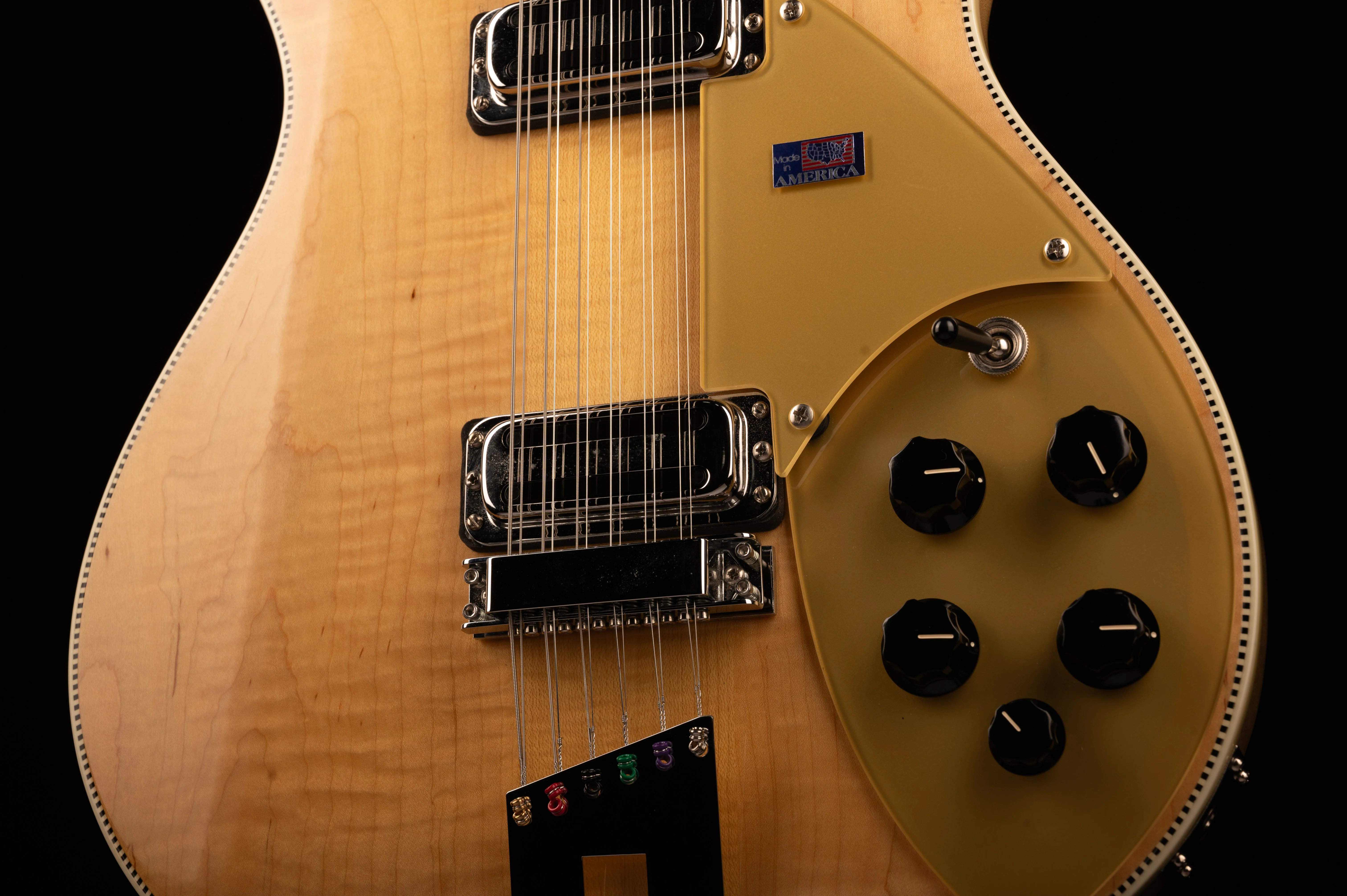 Pre Owned 2011 Rickenbacker 660/12 Mapleglo Electric Guitar With OHSC - Image 5