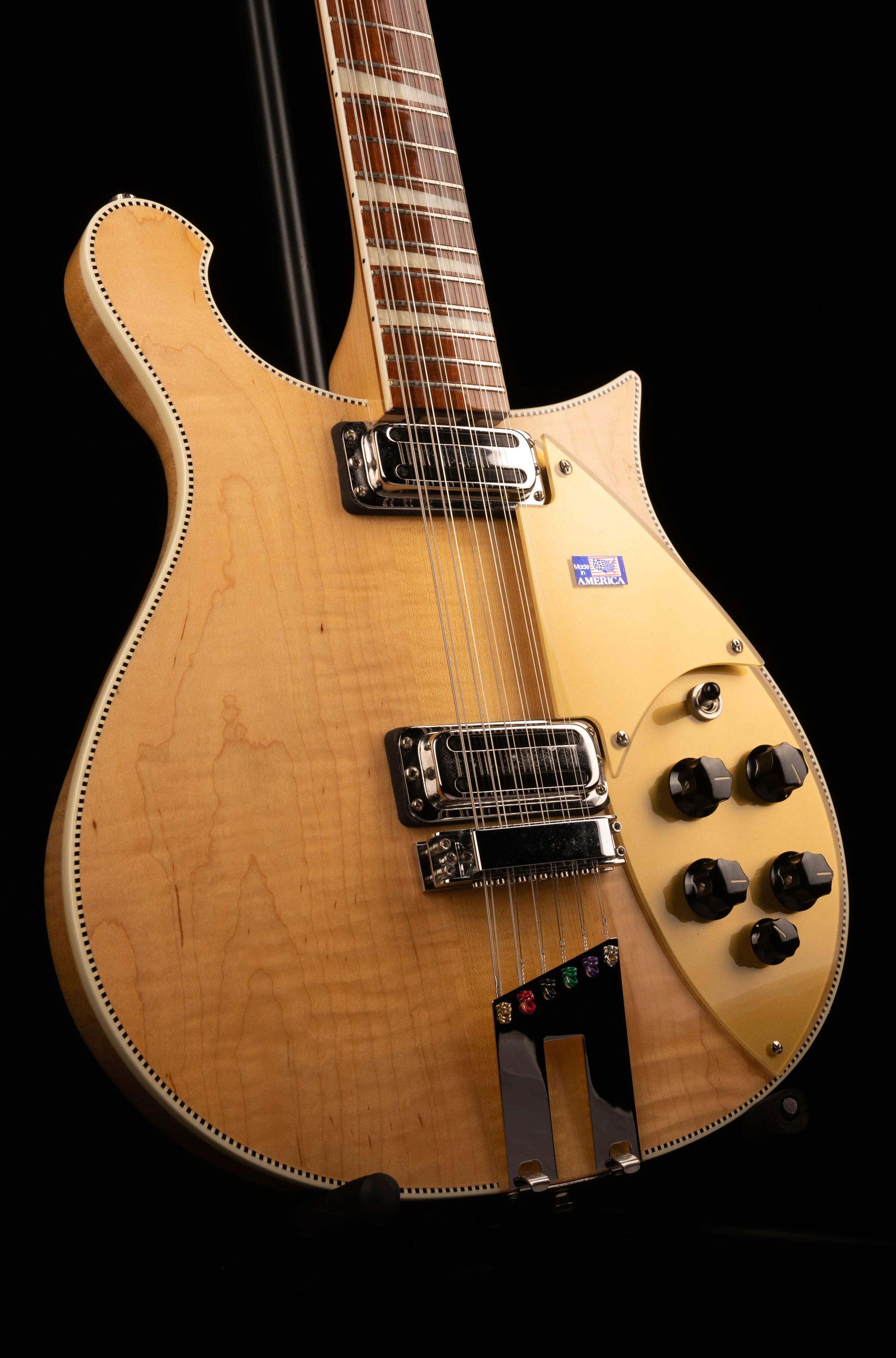 Pre Owned 2011 Rickenbacker 660/12 Mapleglo Electric Guitar With OHSC - Image 7