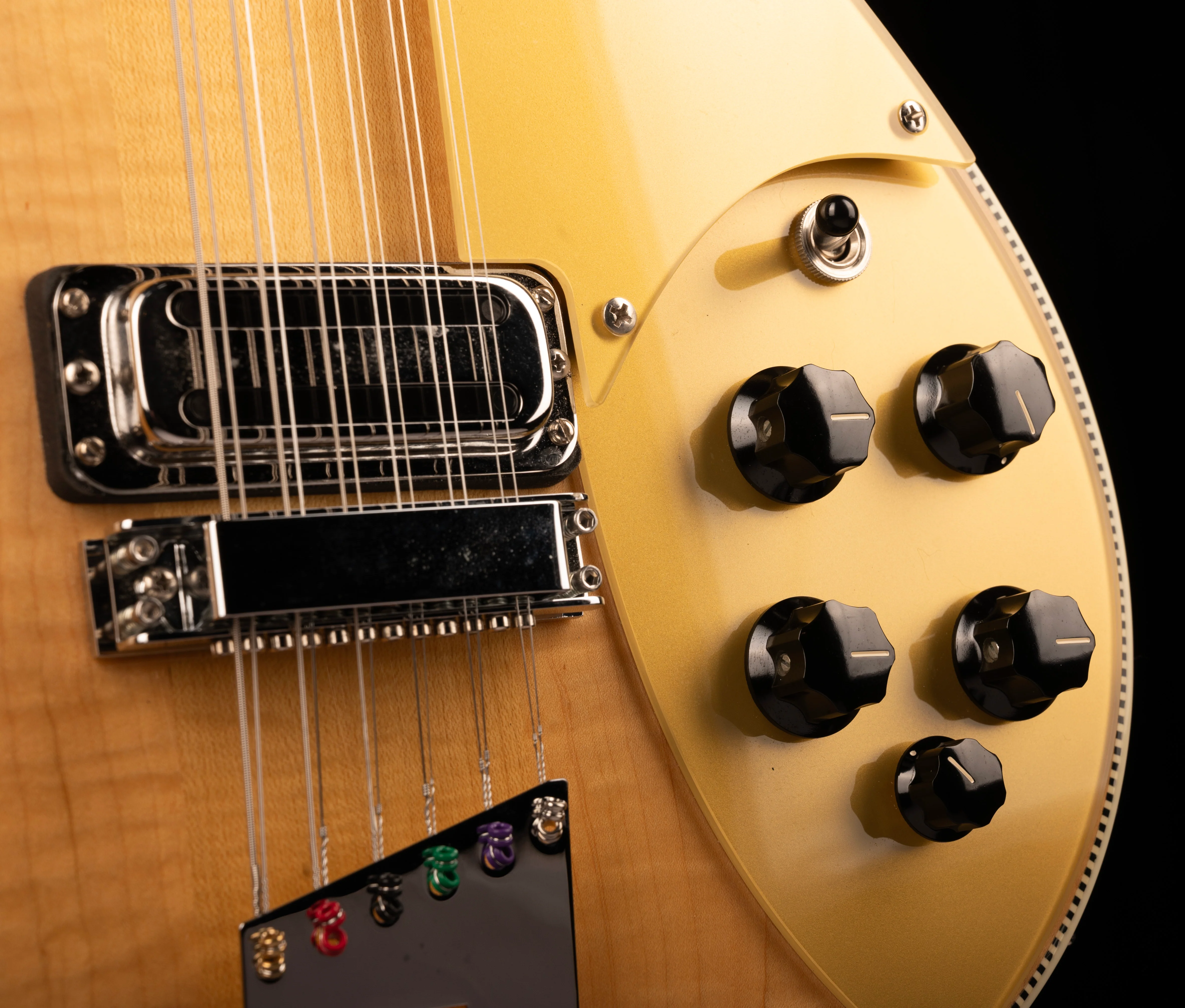 Pre Owned 2011 Rickenbacker 660/12 Mapleglo Electric Guitar With OHSC - Image 8