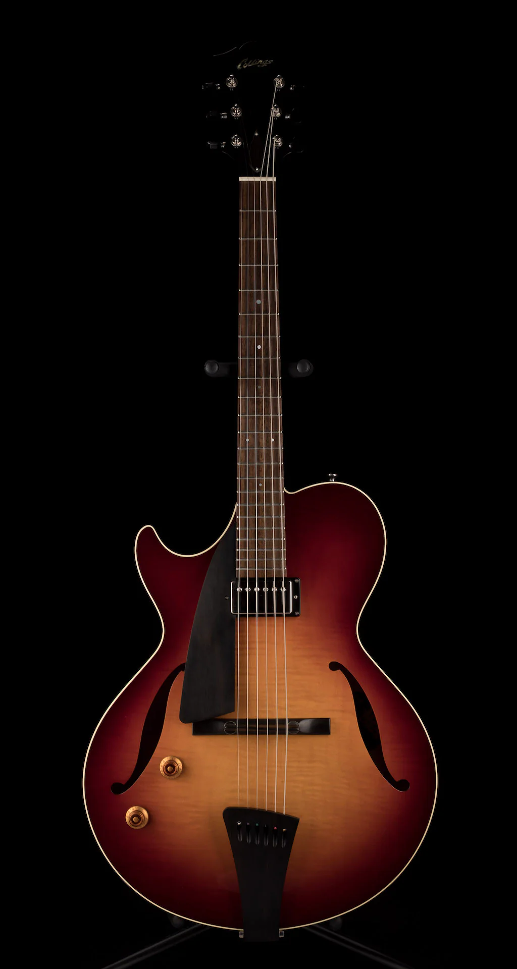 Pre Owned 2013 Collings Eastside LC Archtop Left-Handed Sunburst With Case - Image 2