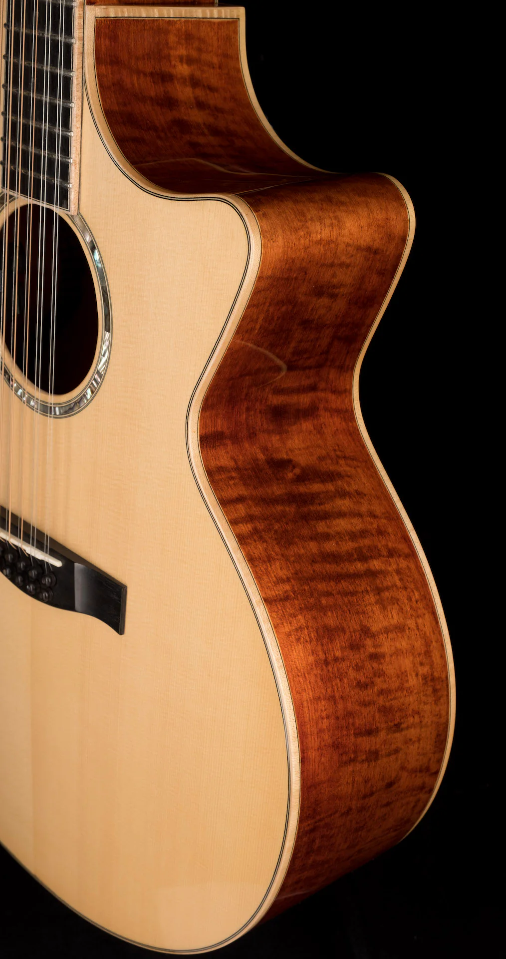 Pre Owned 2013 Eastman AC630CE-12 Natural 12-String With HSC - Jeffrey Foskett Collection - Image 9