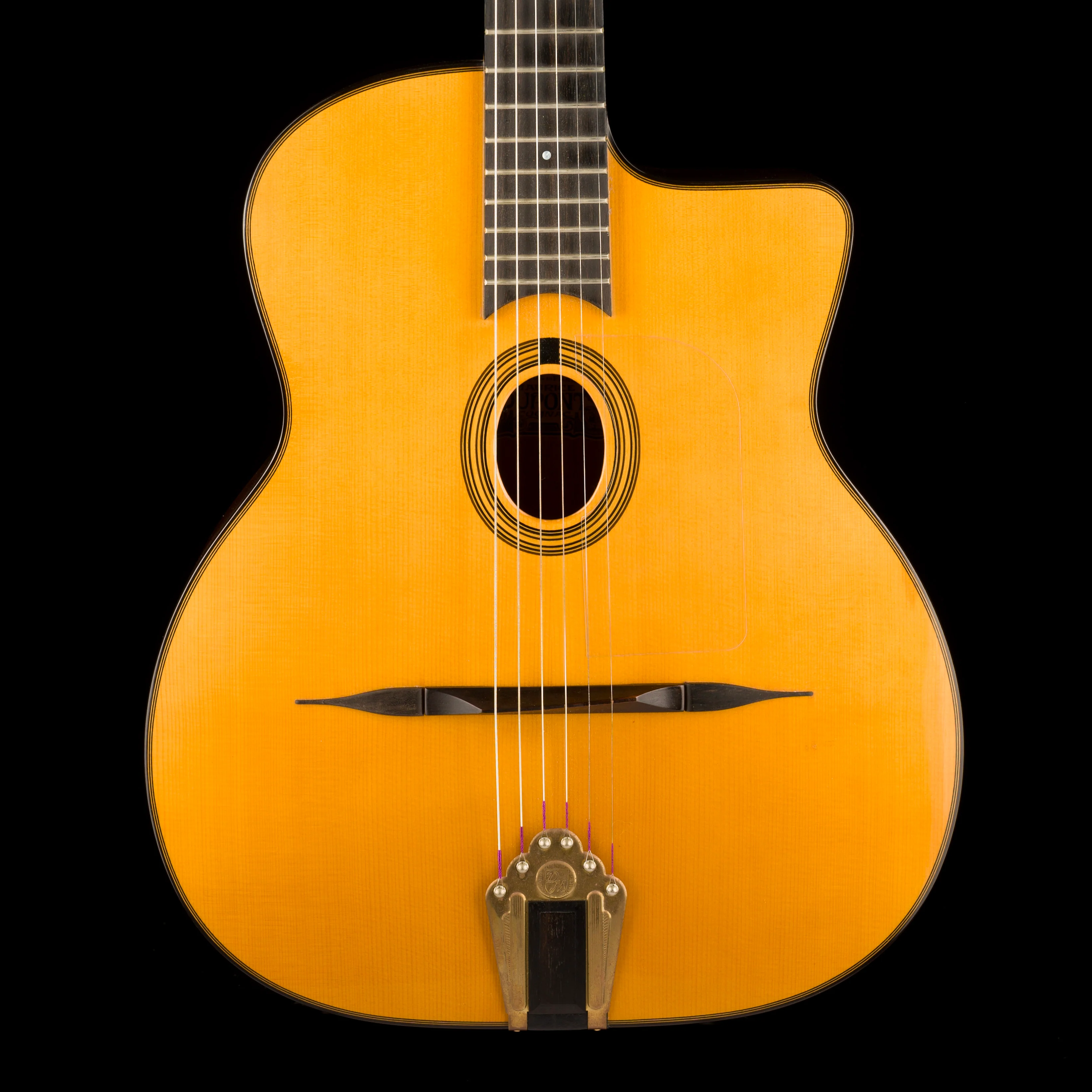 Pre Owned 2014 Dupont MD50R Gypsy Jazz Guitar Natural With HSC