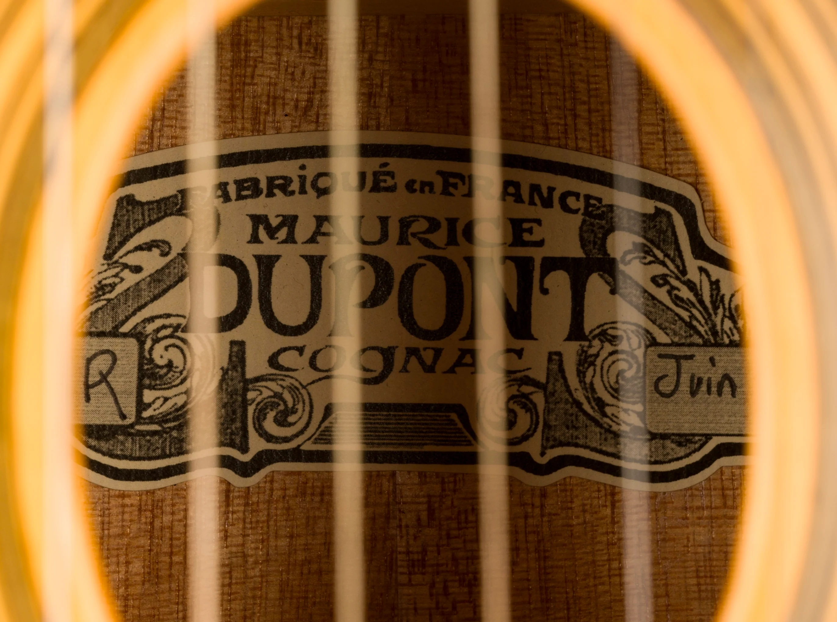 Pre Owned 2014 Dupont MD50R Gypsy Jazz Guitar Natural With HSC - Image 10