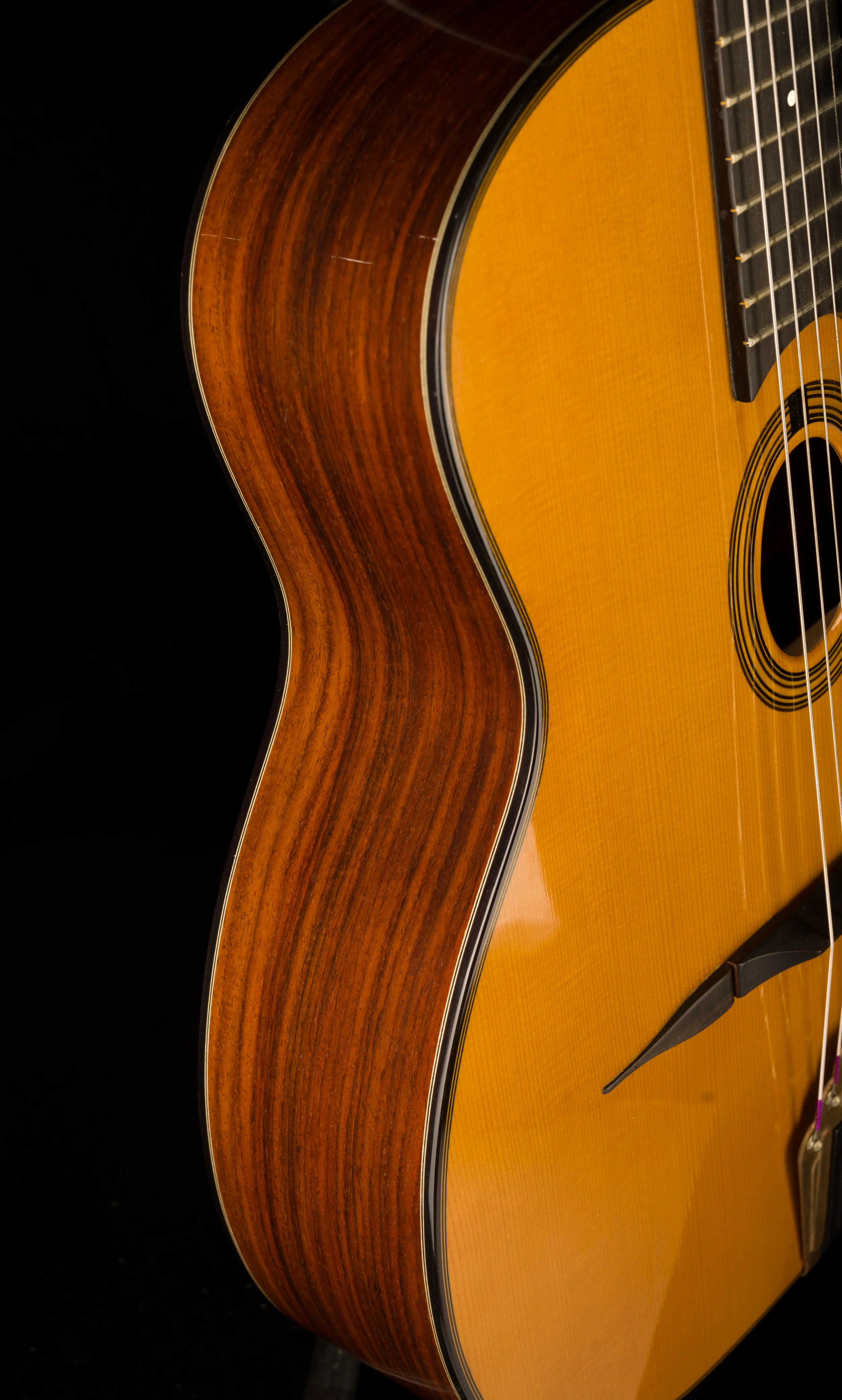 Pre Owned 2014 Dupont MD50R Gypsy Jazz Guitar Natural With HSC - Image 9