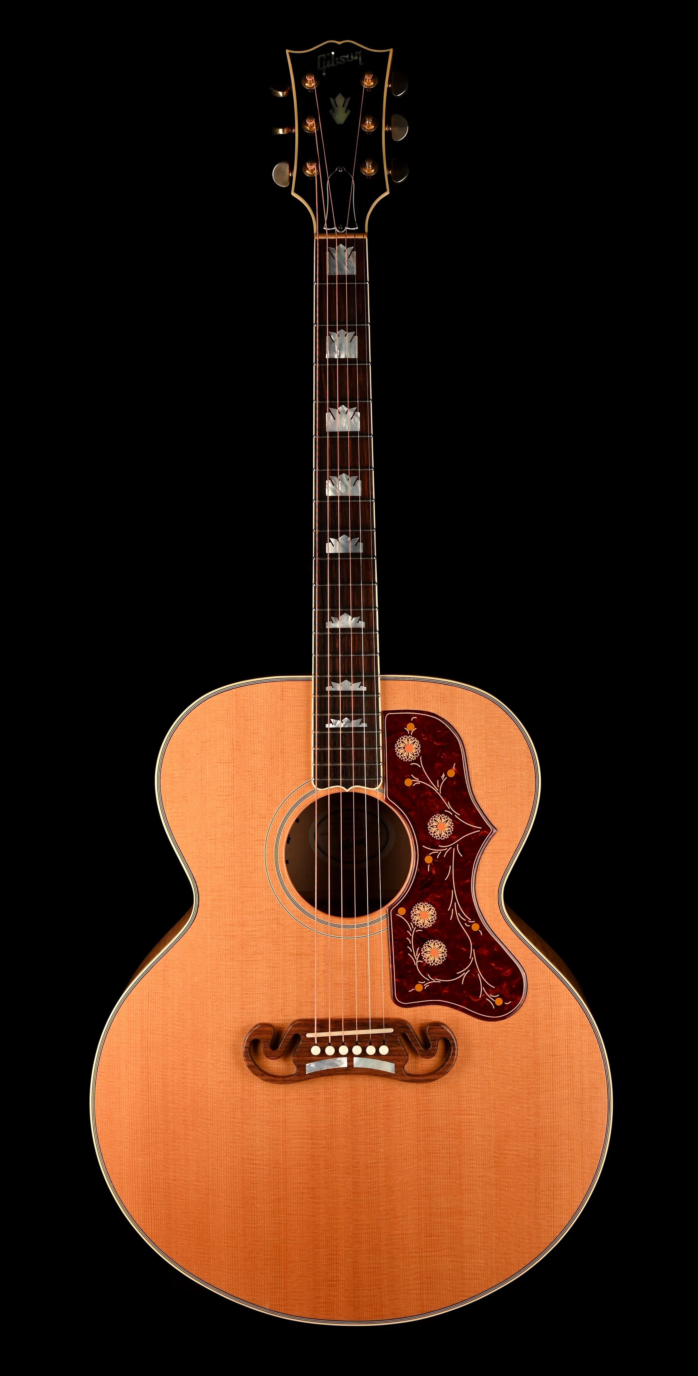 Pre Owned 2014 Gibson SJ-200 Standard Natural Acoustic Guitar With Fishman Pickup With OHSC - Image 2