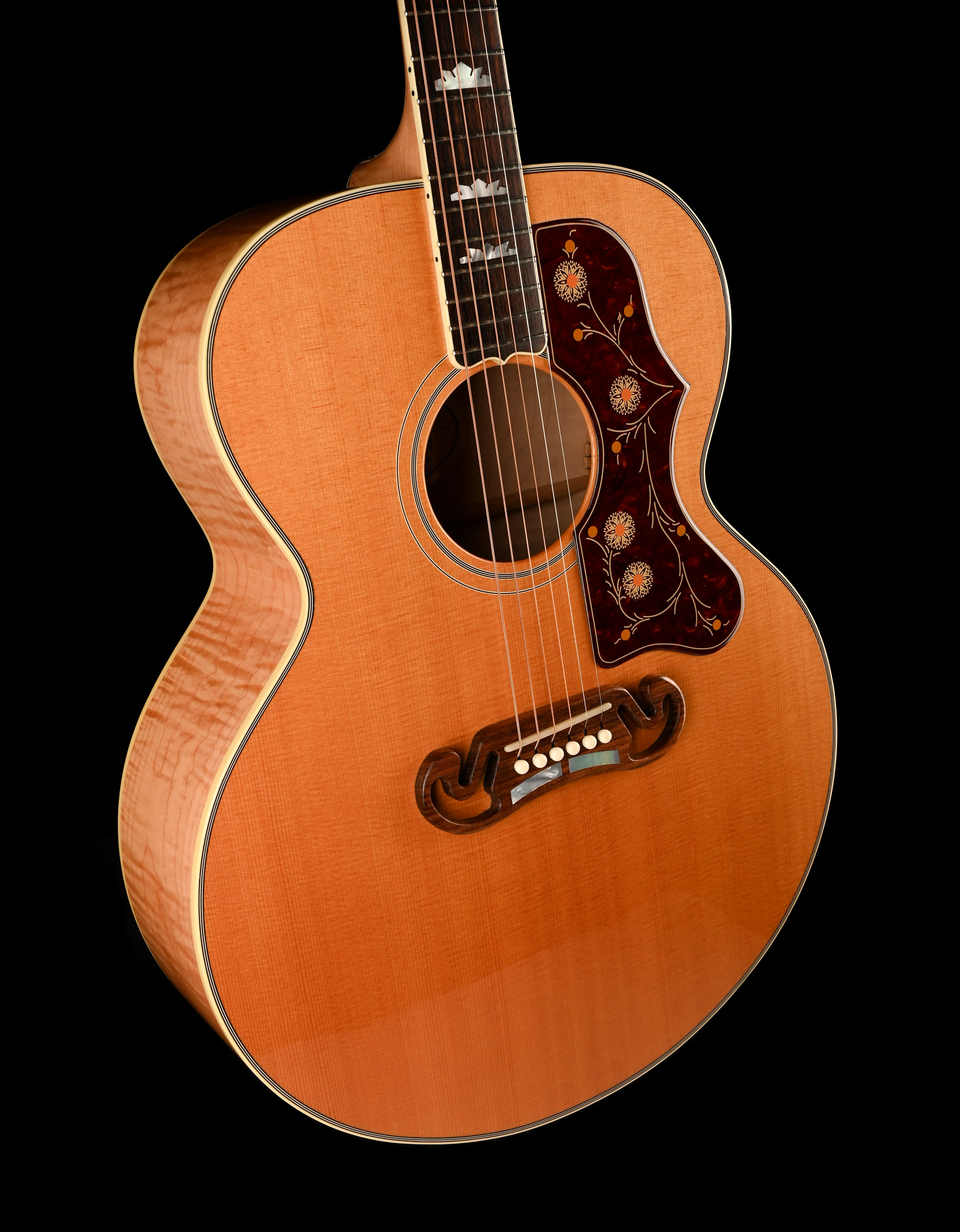 Pre Owned 2014 Gibson SJ-200 Standard Natural Acoustic Guitar With Fishman Pickup With OHSC - Image 8