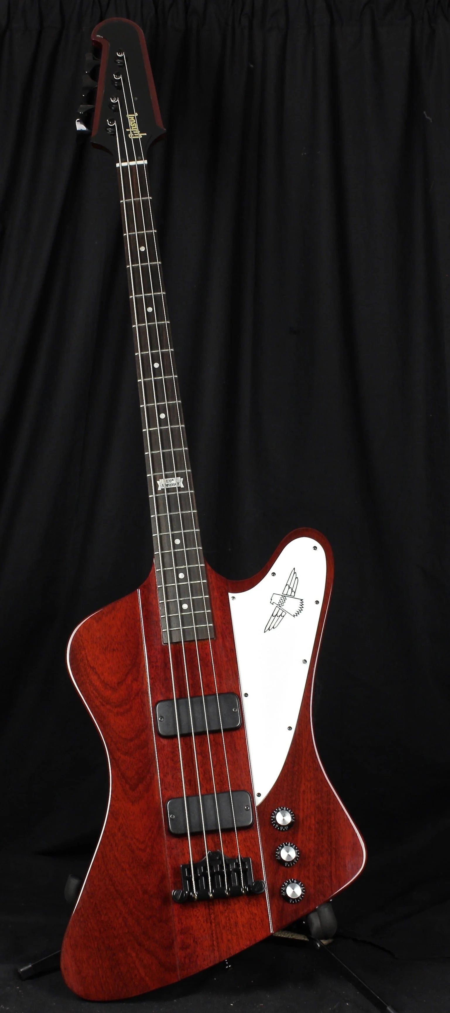 Pre-Owned 2014 Gibson Thunderbird Bass Guitar Cherry Red 120th Anniversary With oHSC - Image 2