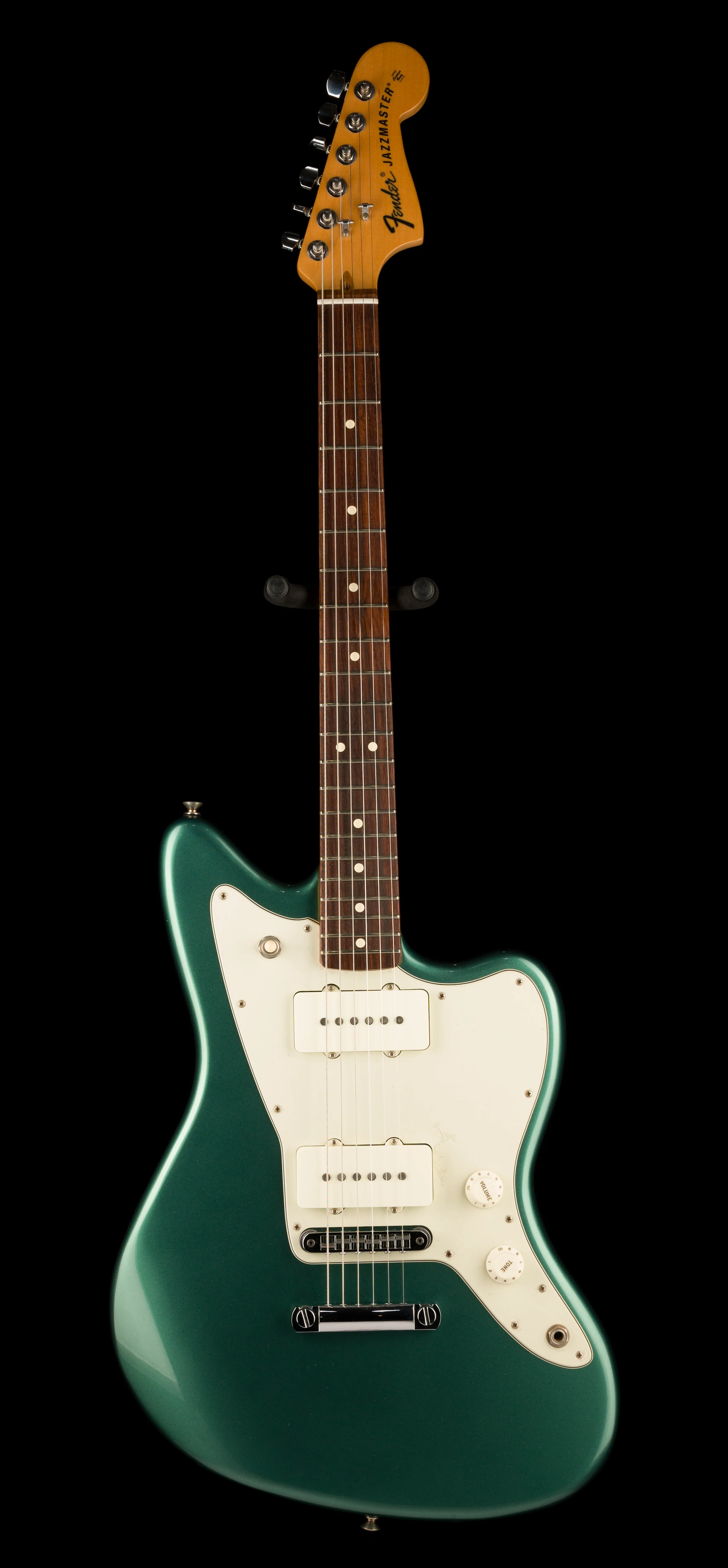 Pre Owned 2015 Fender Limited Edition American Special Jazzmaster Sherwood Green Metallic With Case - Image 2