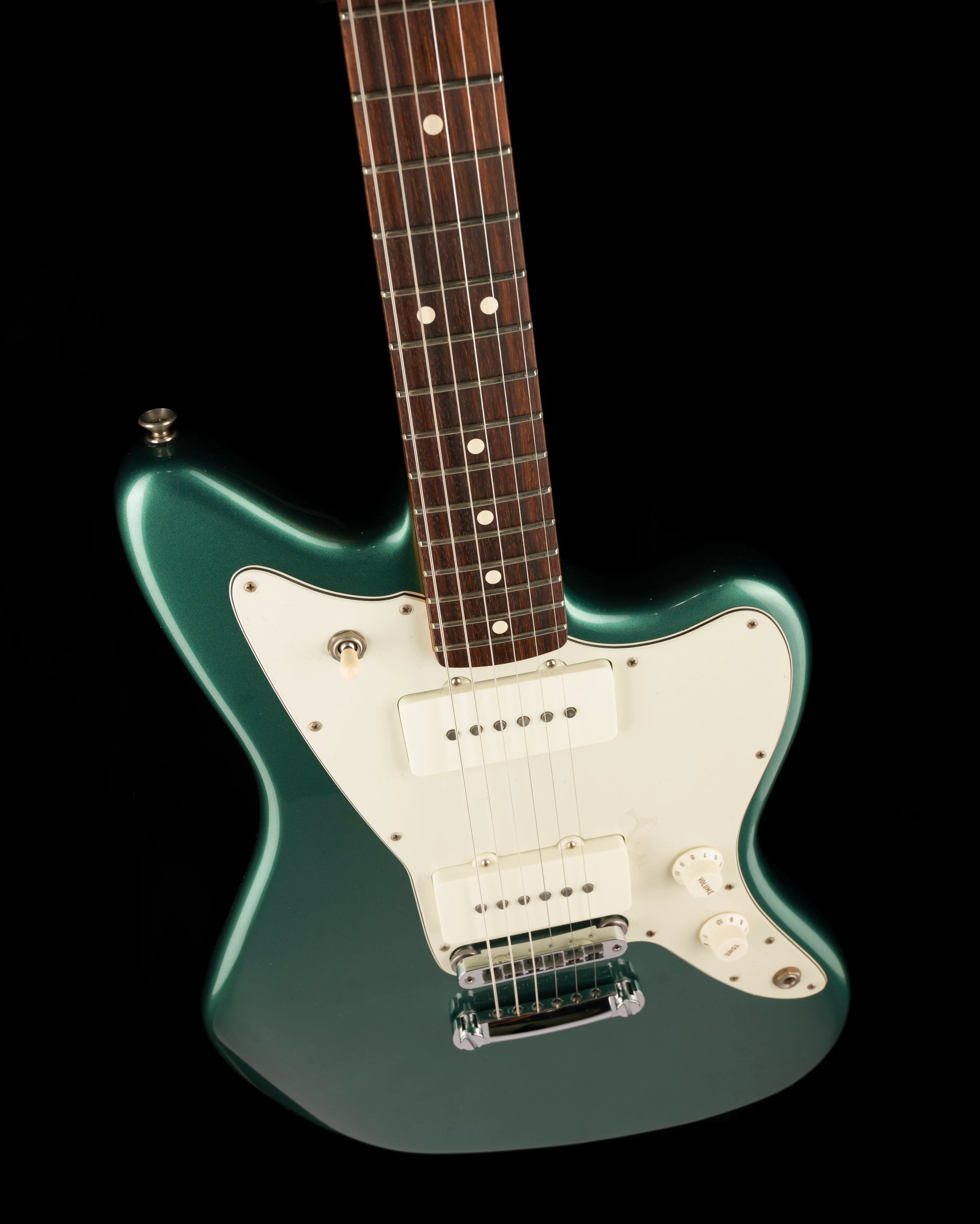 Pre Owned 2015 Fender Limited Edition American Special Jazzmaster Sherwood Green Metallic With Case - Image 4