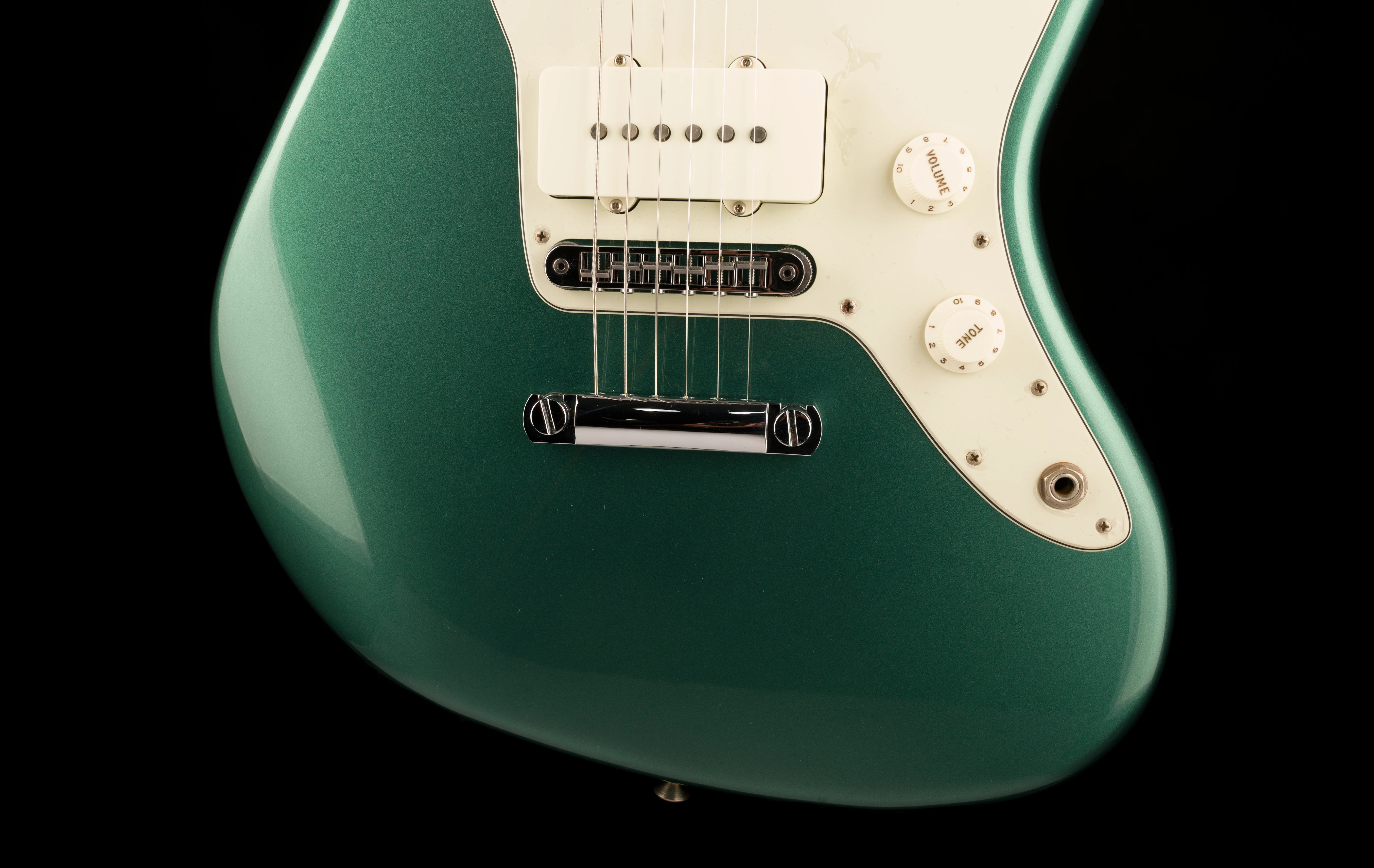 Pre Owned 2015 Fender Limited Edition American Special Jazzmaster Sherwood Green Metallic With Case - Image 5