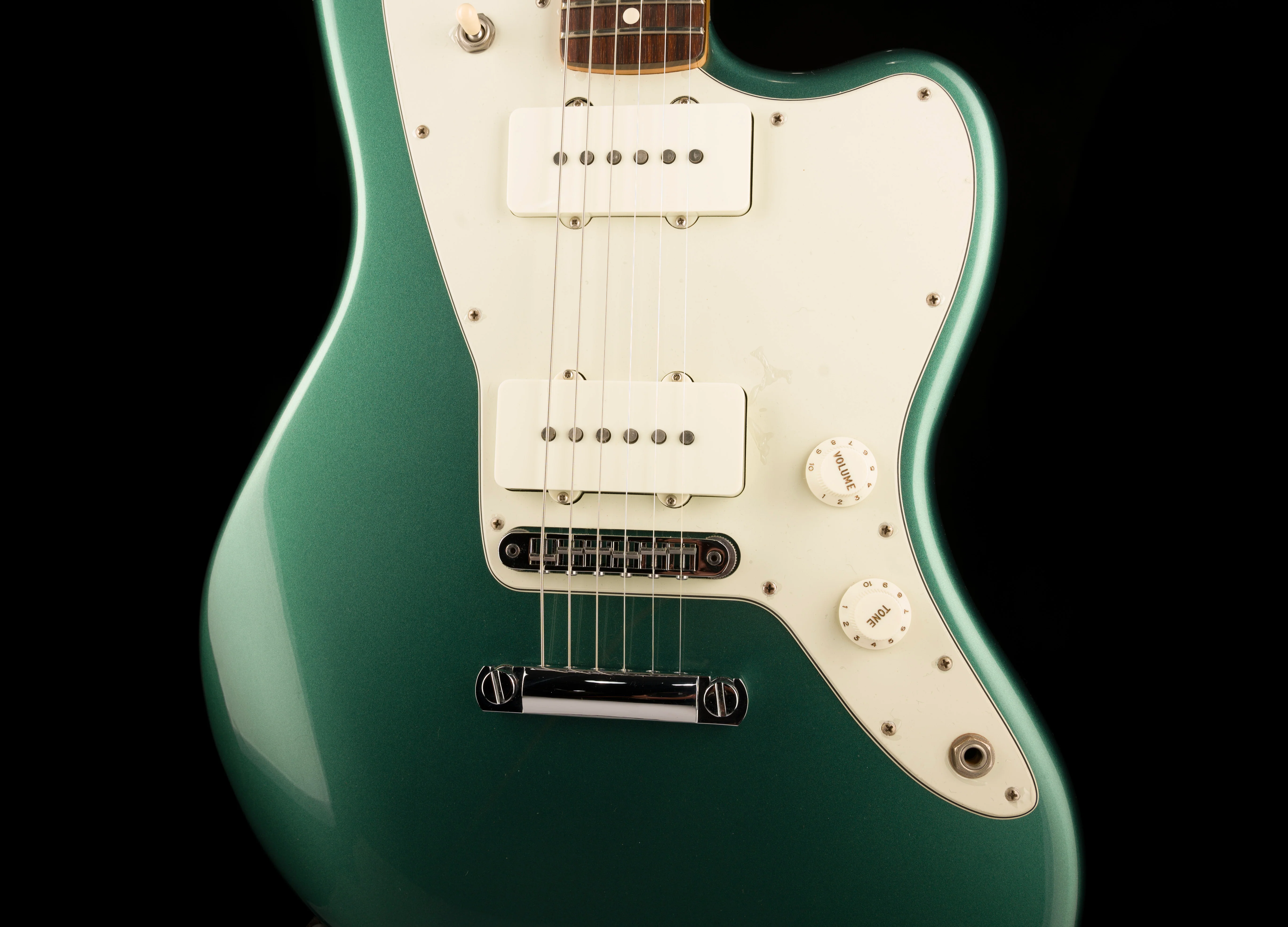 Pre Owned 2015 Fender Limited Edition American Special Jazzmaster Sherwood Green Metallic With Case - Image 6