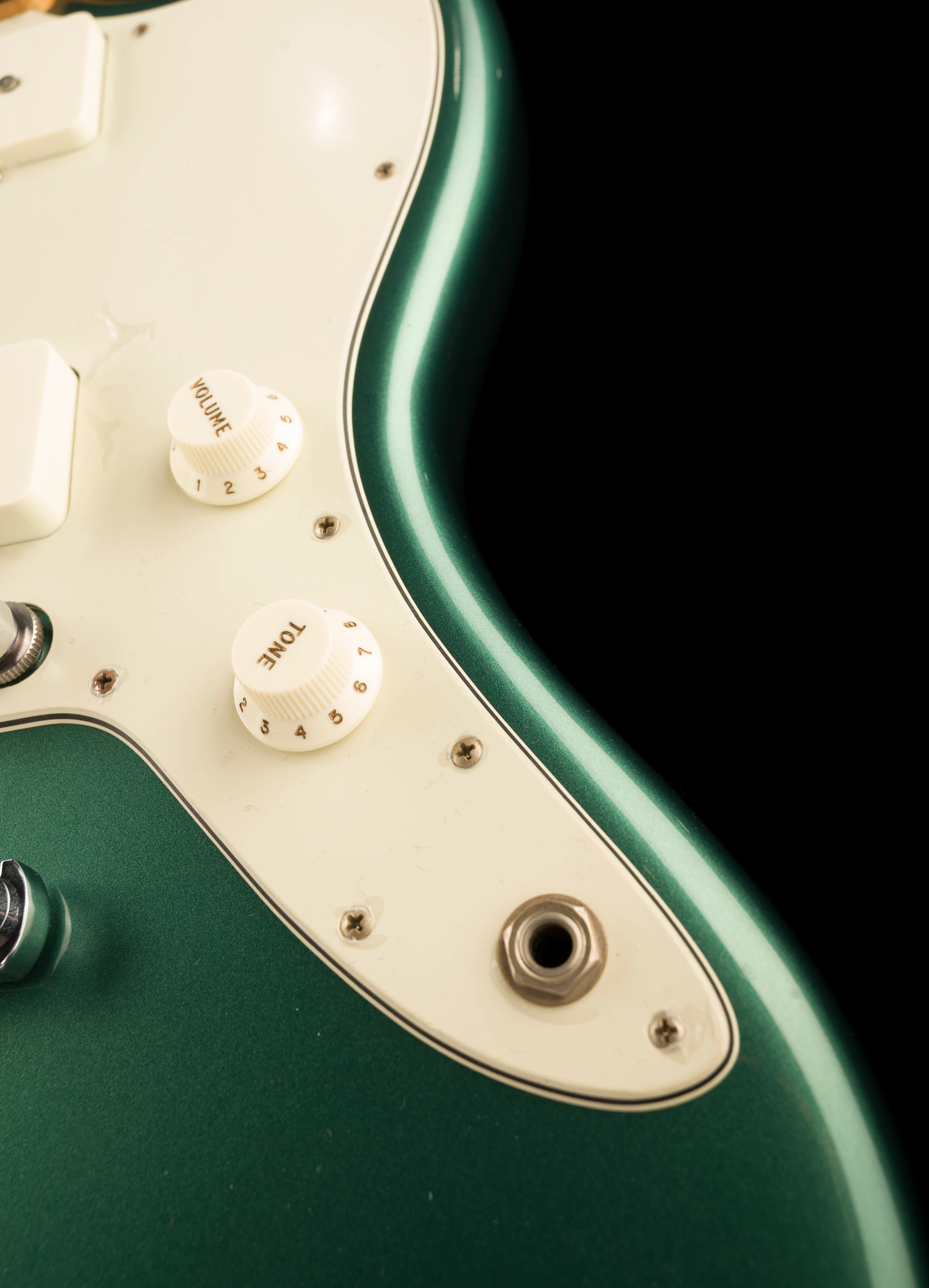 Pre Owned 2015 Fender Limited Edition American Special Jazzmaster Sherwood Green Metallic With Case - Image 8