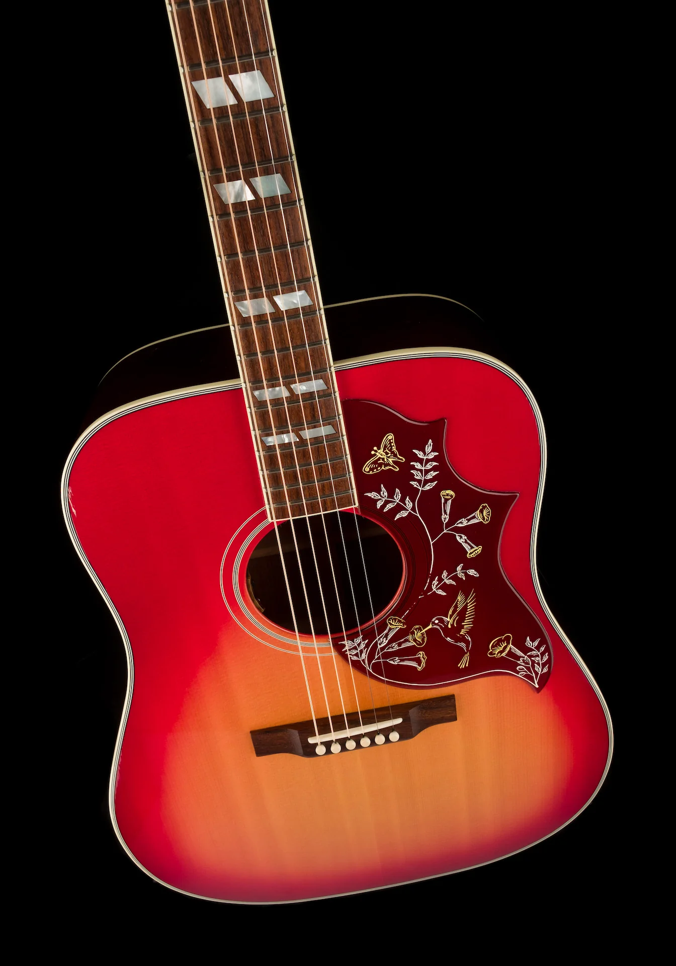 Pre Owned 2017 Gibson Custom Shop Late '60s Hummingbird Heritage Acoustic w OHSC - Image 4