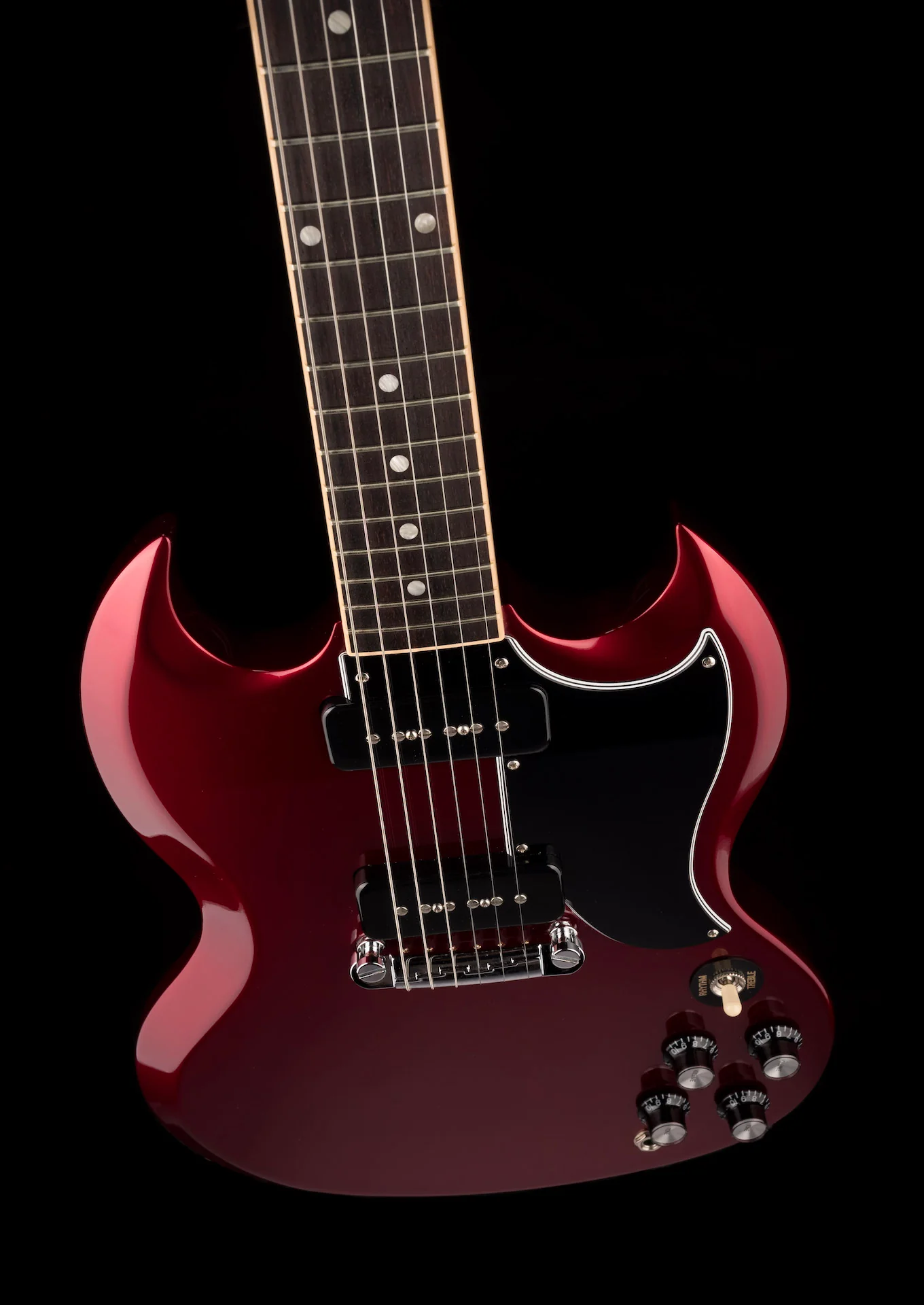 Pre Owned 2019 Gibson SG Special P90 Sparkling Burgundy With OHSC - Image 4